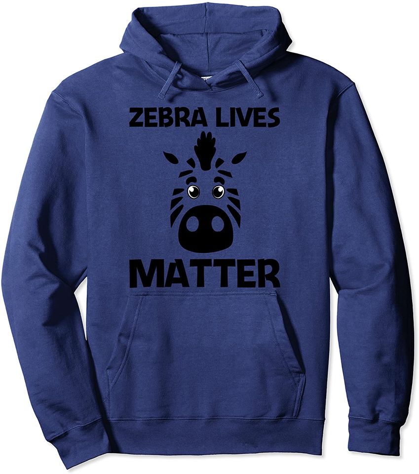 Animals Lives Matter Cute Zebra - Adult & Kids T-Shirts, Sweatshirts & Hoodies apparel design preview 1