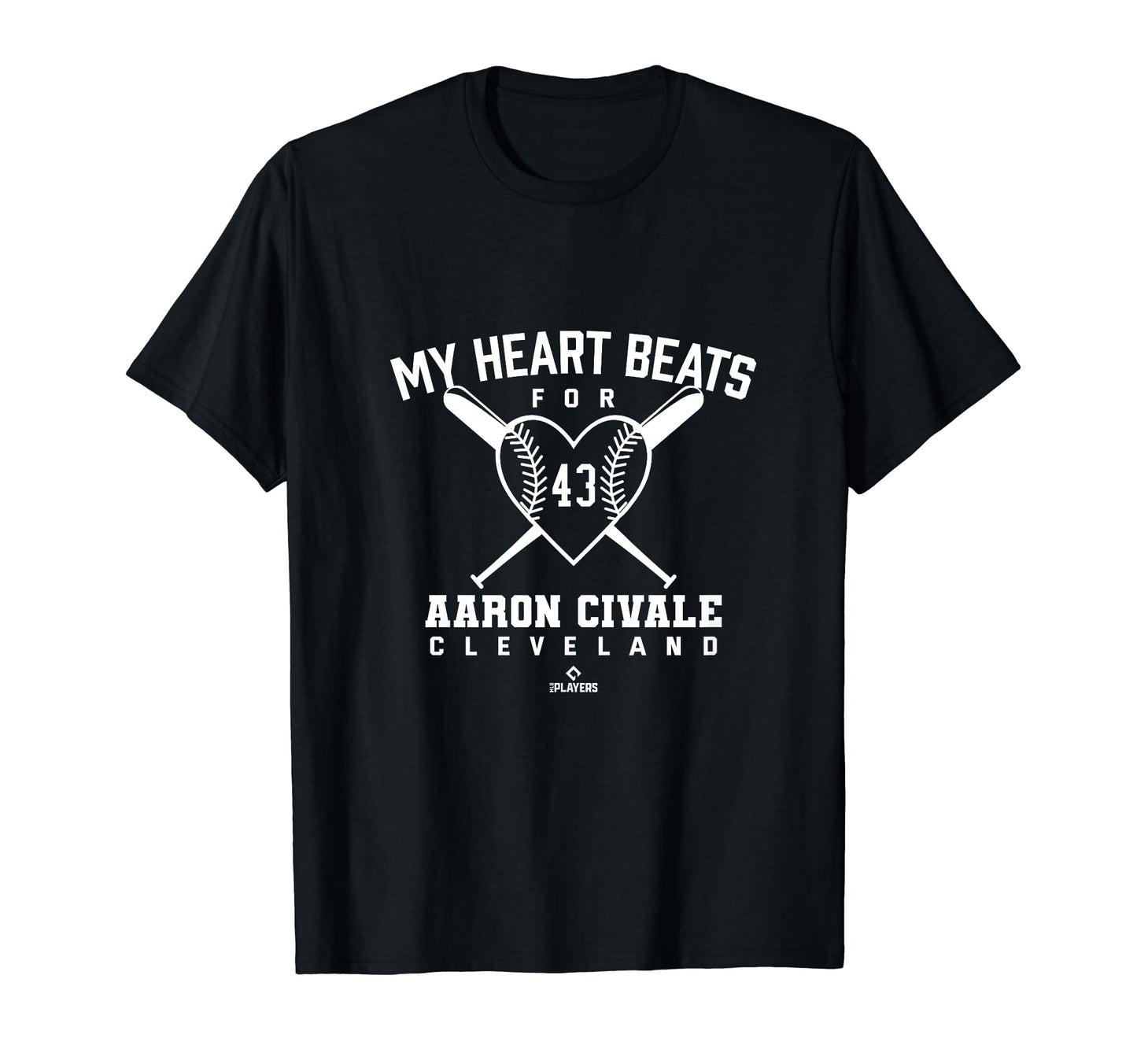 My Heart Beats Aaron Civale Valentines T-Shirt - Graphic Print Men Women - T-Shirt, Sweatshirt, Hoodie