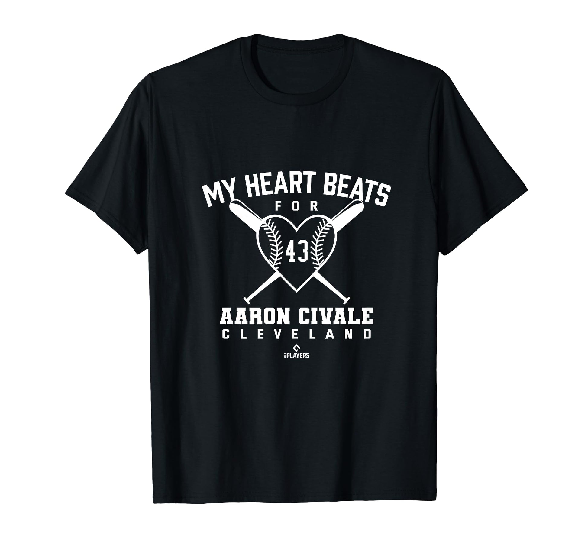 My Heart Beats Aaron Civale Valentines T-Shirt - Graphic Print Men Women - T-Shirt, Sweatshirt, Hoodie
