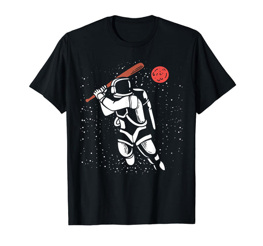 Astronaut Home Run Pitcher T-Shirt - Minimalist Print Unisex - T-Shirt, Sweatshirt, Hoodie
