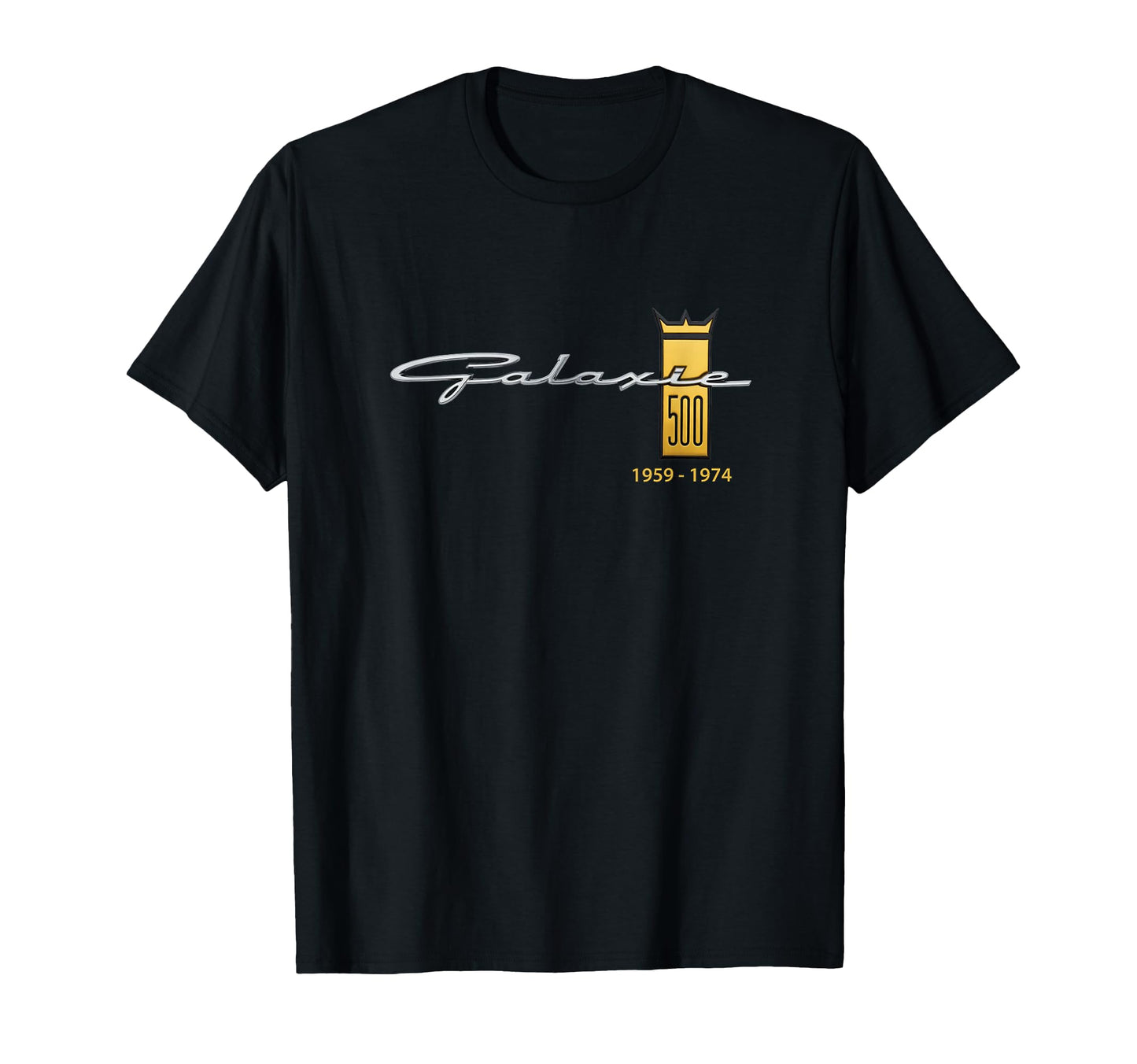 Galaxies 500 Badge Emblem Cars 1959 T-Shirt - Fun Novelty Design Unisex - T-Shirt, Sweatshirt, Hoodie