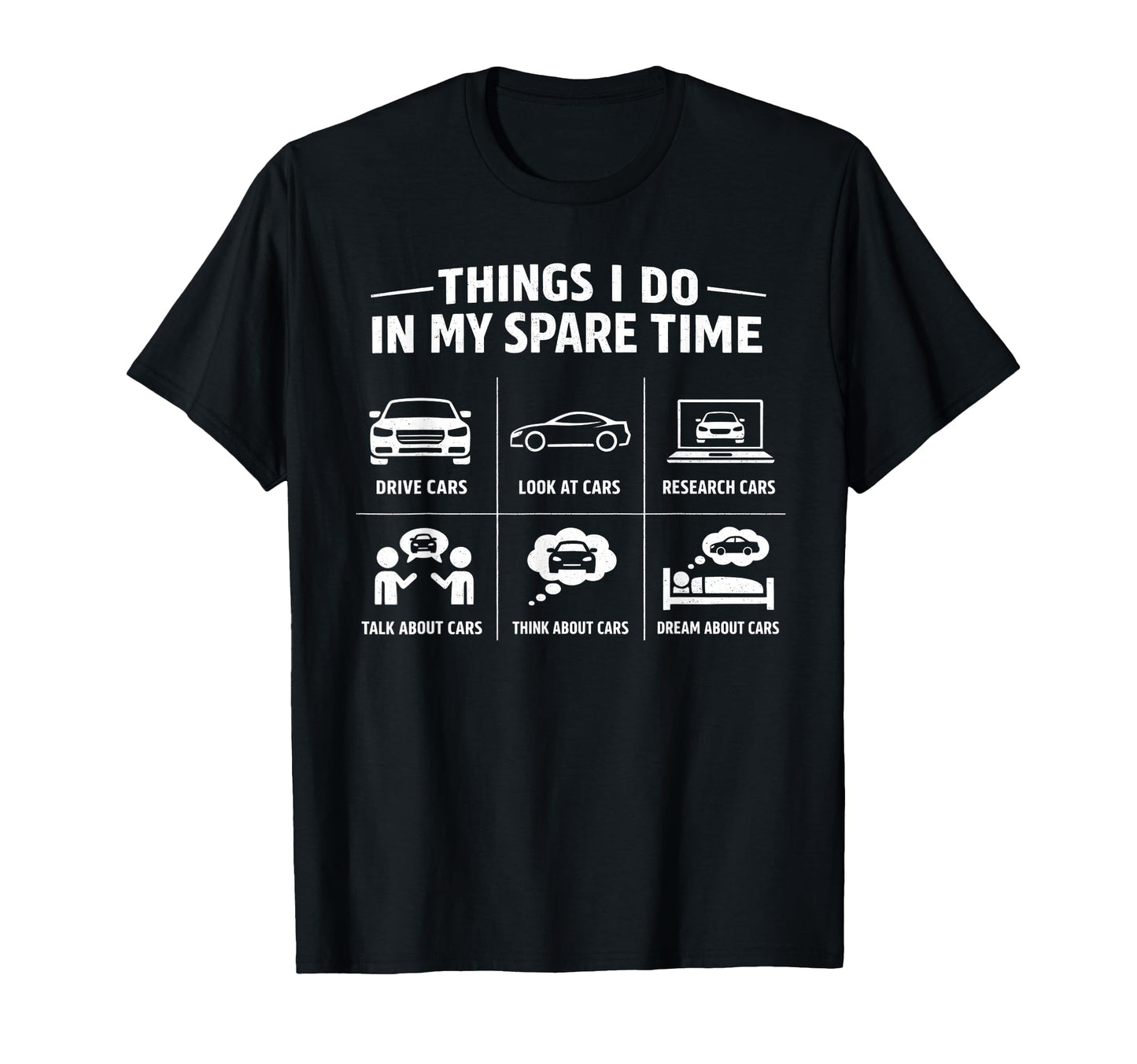 Things I Do My Spare Time Mechanic T-Shirt - Fun Novelty Design for Adults - T-Shirt, Sweatshirt, Hoodie