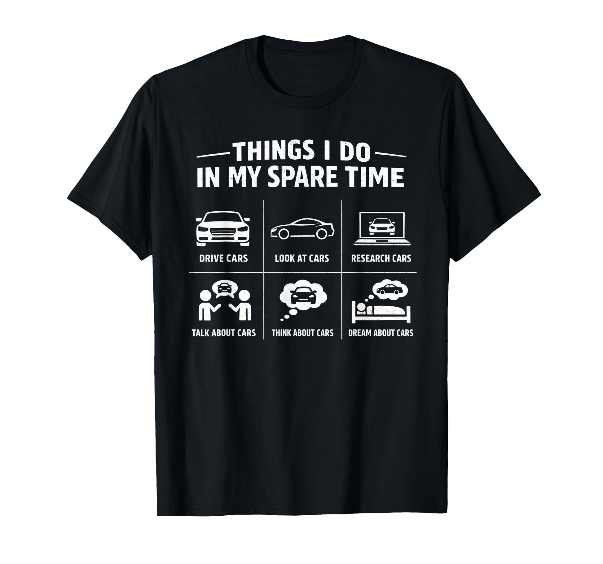 Things I Do My Spare Time Mechanic T-Shirt - Fun Novelty Design for Adults - T-Shirt, Sweatshirt, Hoodie