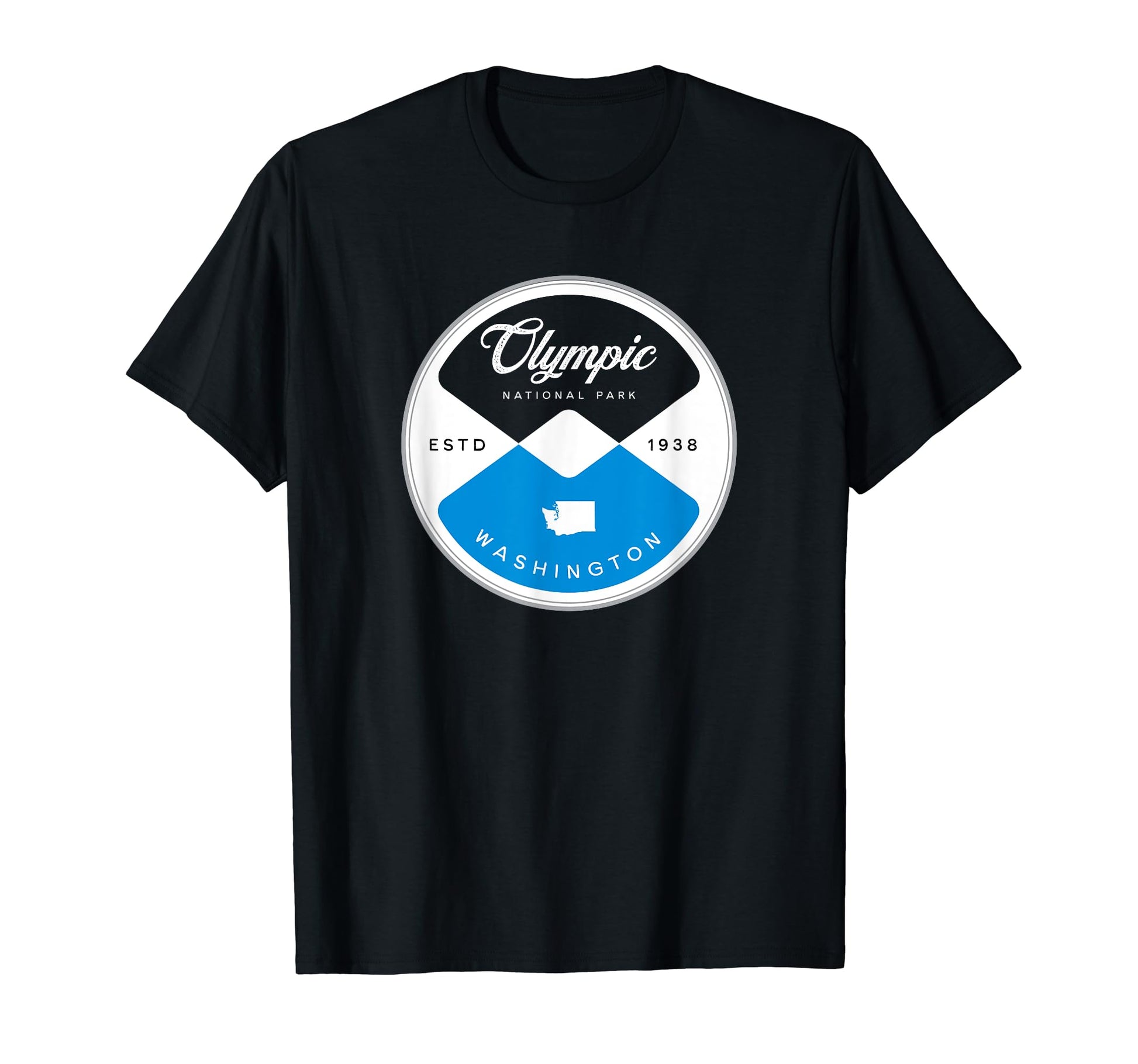 Olympic National Park Washington Circle T-Shirt - Minimalist Print Unisex - T-Shirt, Sweatshirt, Hoodie