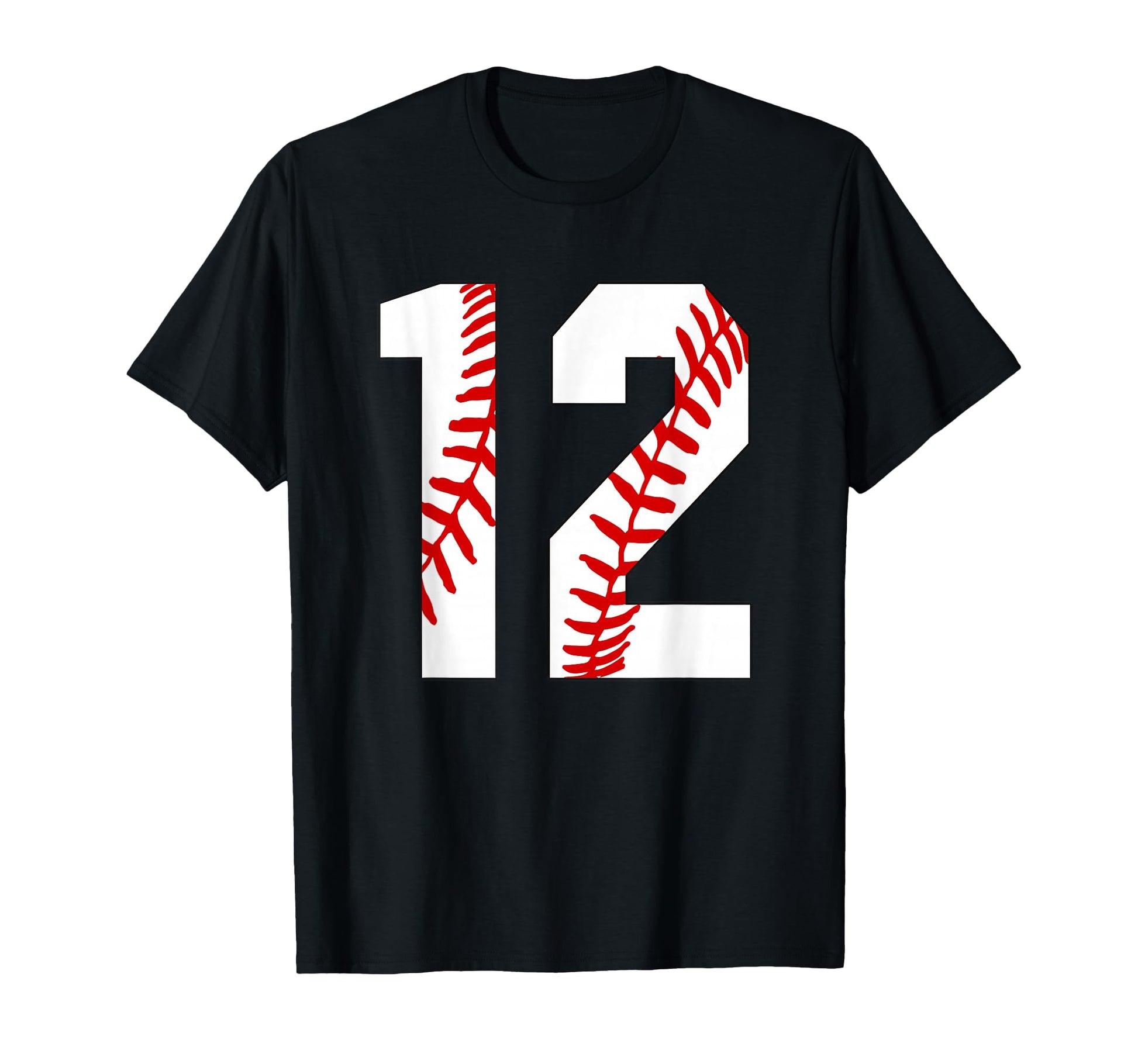 12 Baseball Laces Baseball Jersey T-Shirt - Casual Everyday Wear Unisex - T-Shirt, Sweatshirt, Hoodie