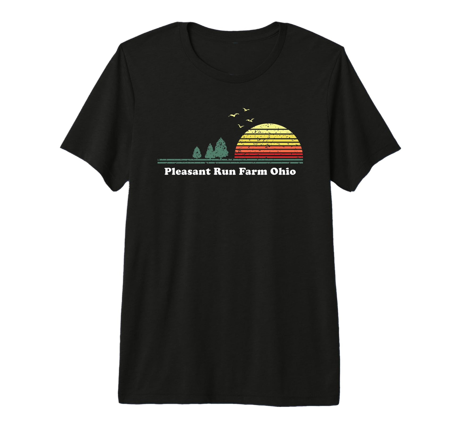 Pleasant Run Farm Ohio Sunset T-Shirt - Casual Everyday Wear Unisex - T-Shirt, Sweatshirt, Hoodie