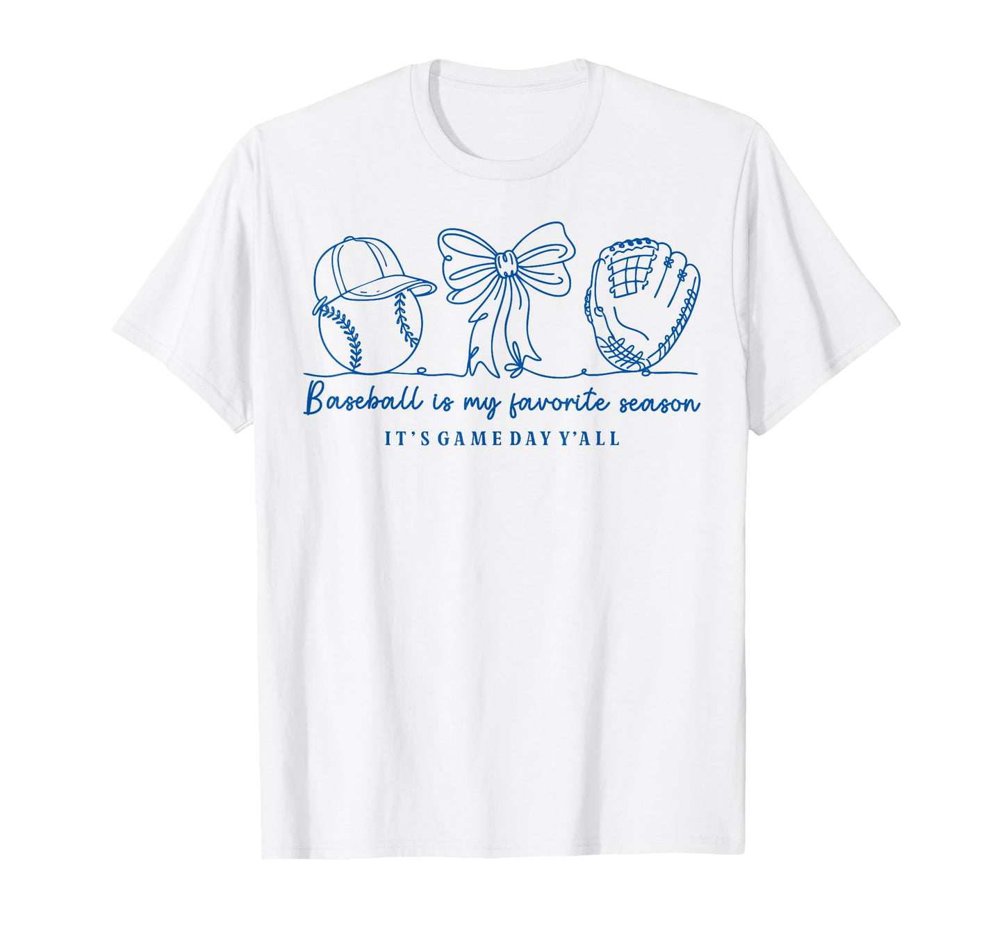 Baseball Is My Favorite Season Coquette T-Shirt - Aesthetic Graphic Unisex - T-Shirt, Sweatshirt, Hoodie