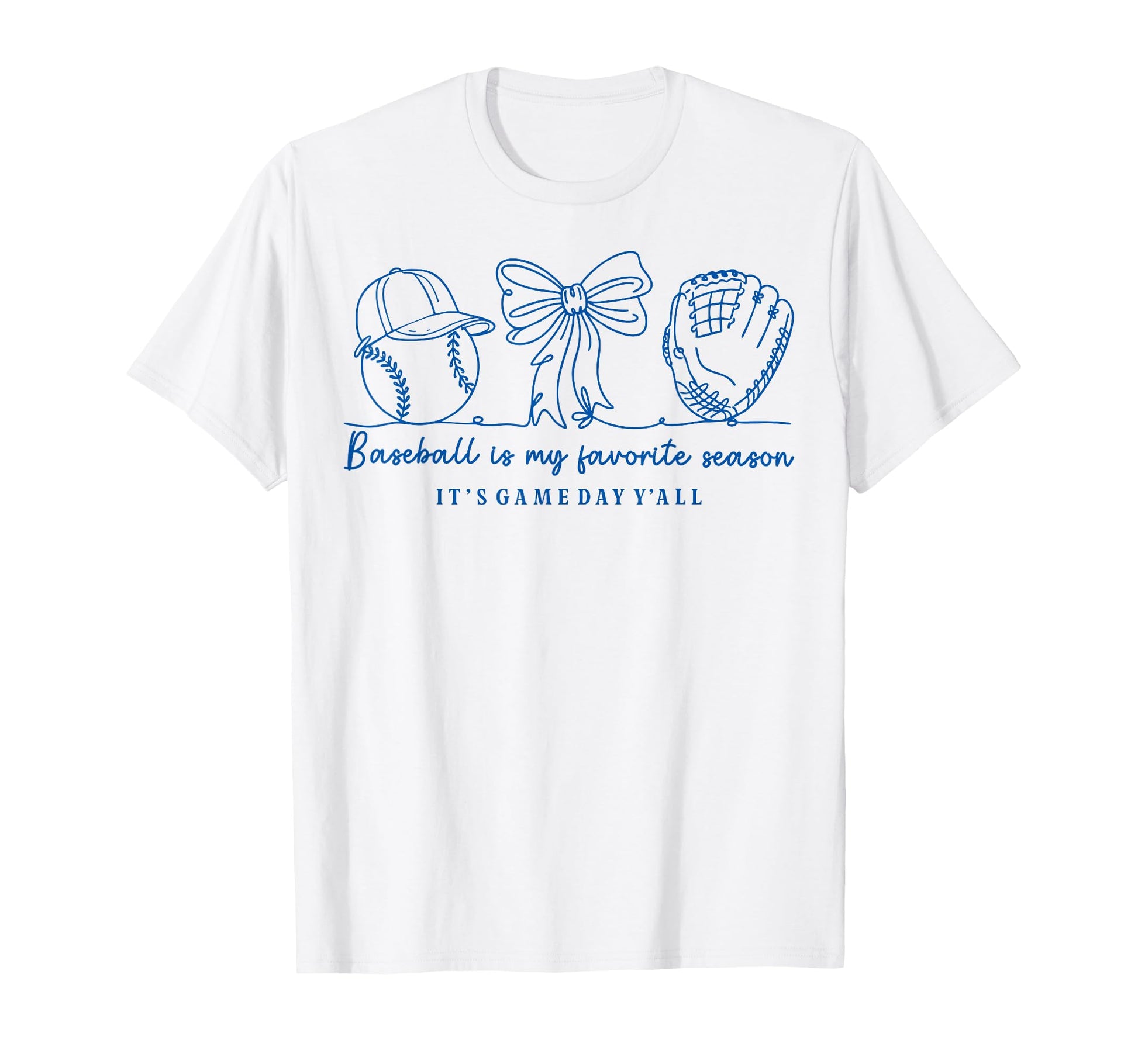 Baseball Is My Favorite Season Coquette T-Shirt - Aesthetic Graphic Unisex - T-Shirt, Sweatshirt, Hoodie
