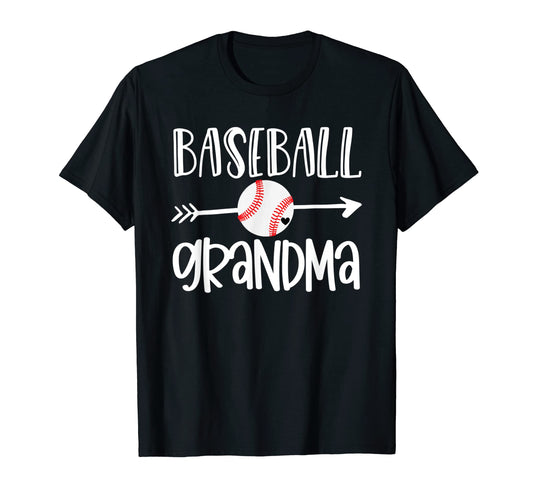 Baseball Grandma From Grandson Arrow T-Shirt - Streetwear Style Men Women - T-Shirt, Sweatshirt, Hoodie