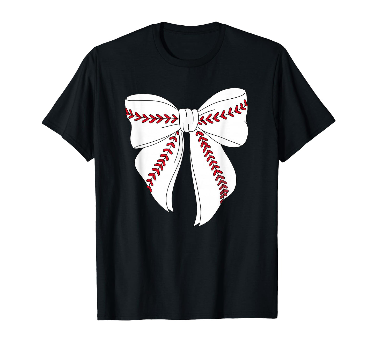 Baseball Coquette Bow Baseball Mom Mama T-Shirt - Unique Graphic Men Women - T-Shirt, Sweatshirt, Hoodie
