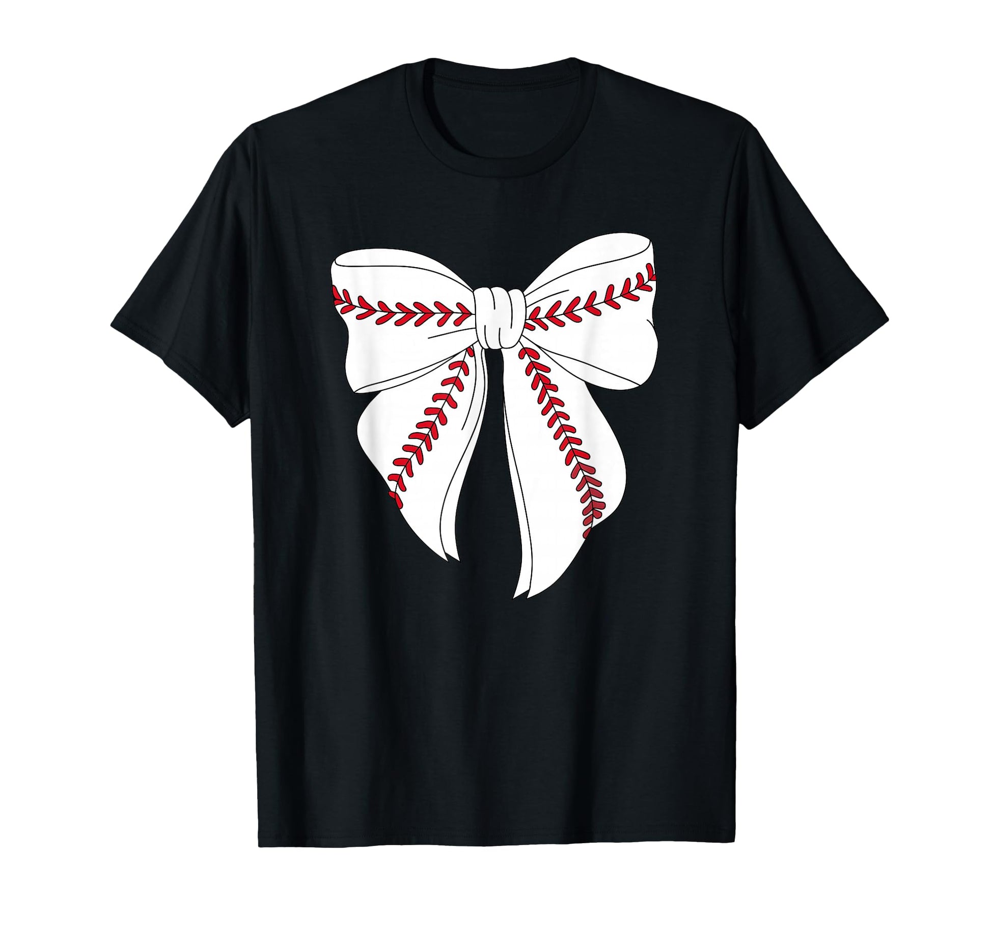 Baseball Coquette Bow Baseball Mom Mama T-Shirt - Unique Graphic Men Women - T-Shirt, Sweatshirt, Hoodie