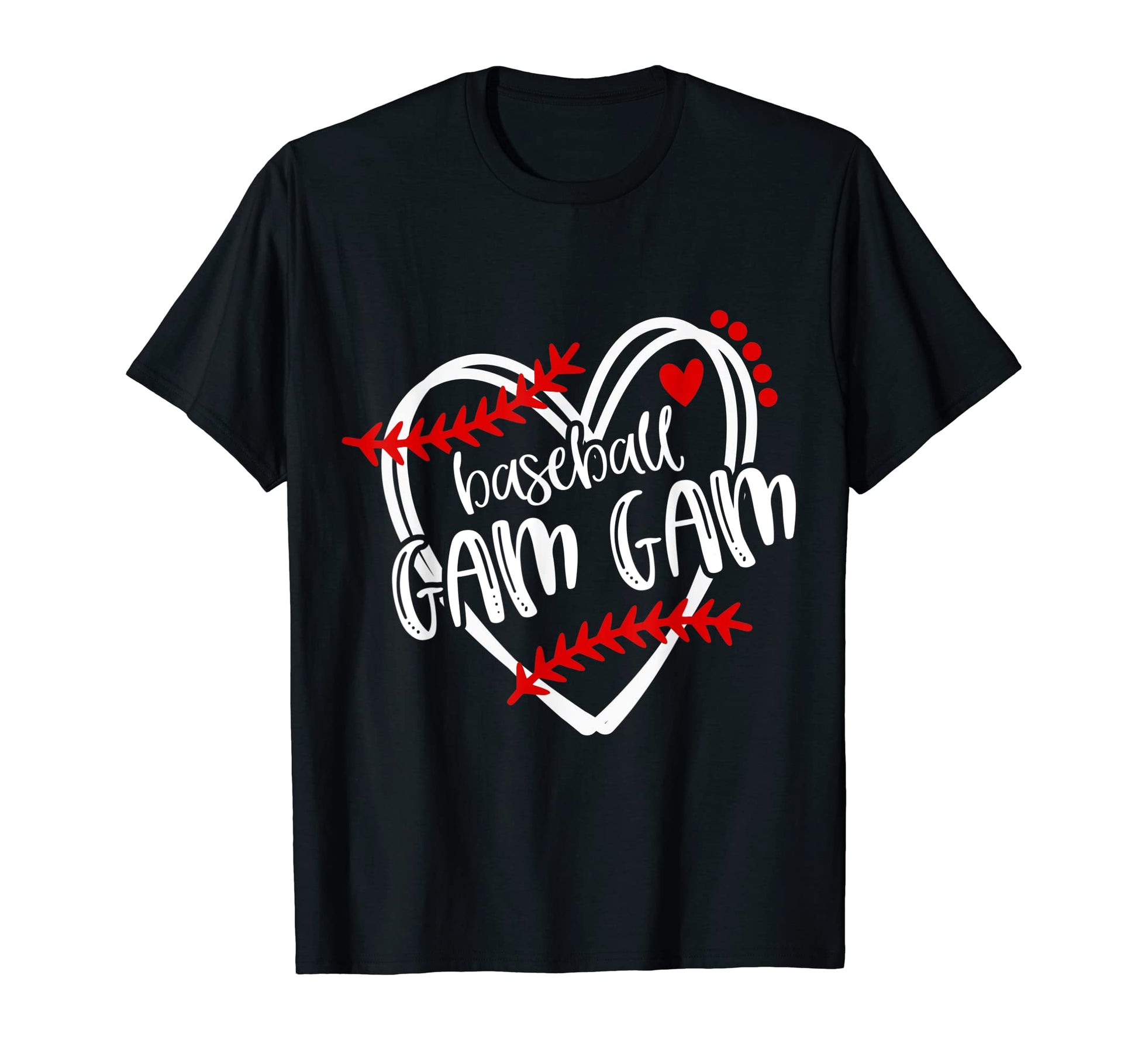Baseball Gam Gam Distressed Heart T-Shirt - Streetwear Style Men Women - T-Shirt, Sweatshirt, Hoodie