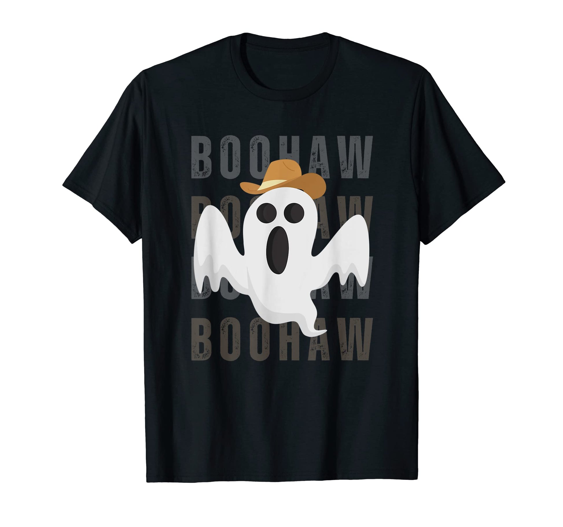 Cowboy Cowgirl Boohaw Western Ghost T-Shirt - Trendy Graphic Men Women - T-Shirt, Sweatshirt, Hoodie