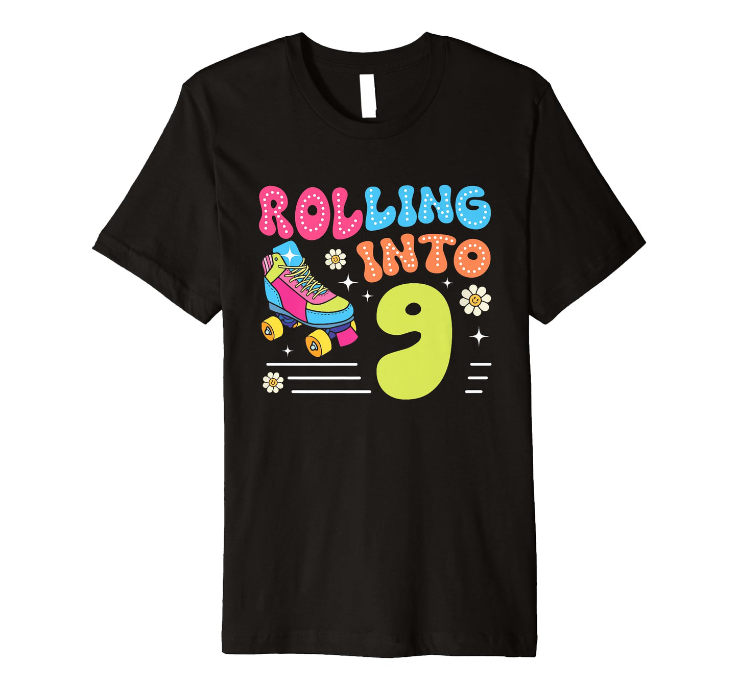 Rolling Into 9 Year Old 9Th Roller T-Shirt - Streetwear Style for Adults - T-Shirt, Sweatshirt, Hoodie