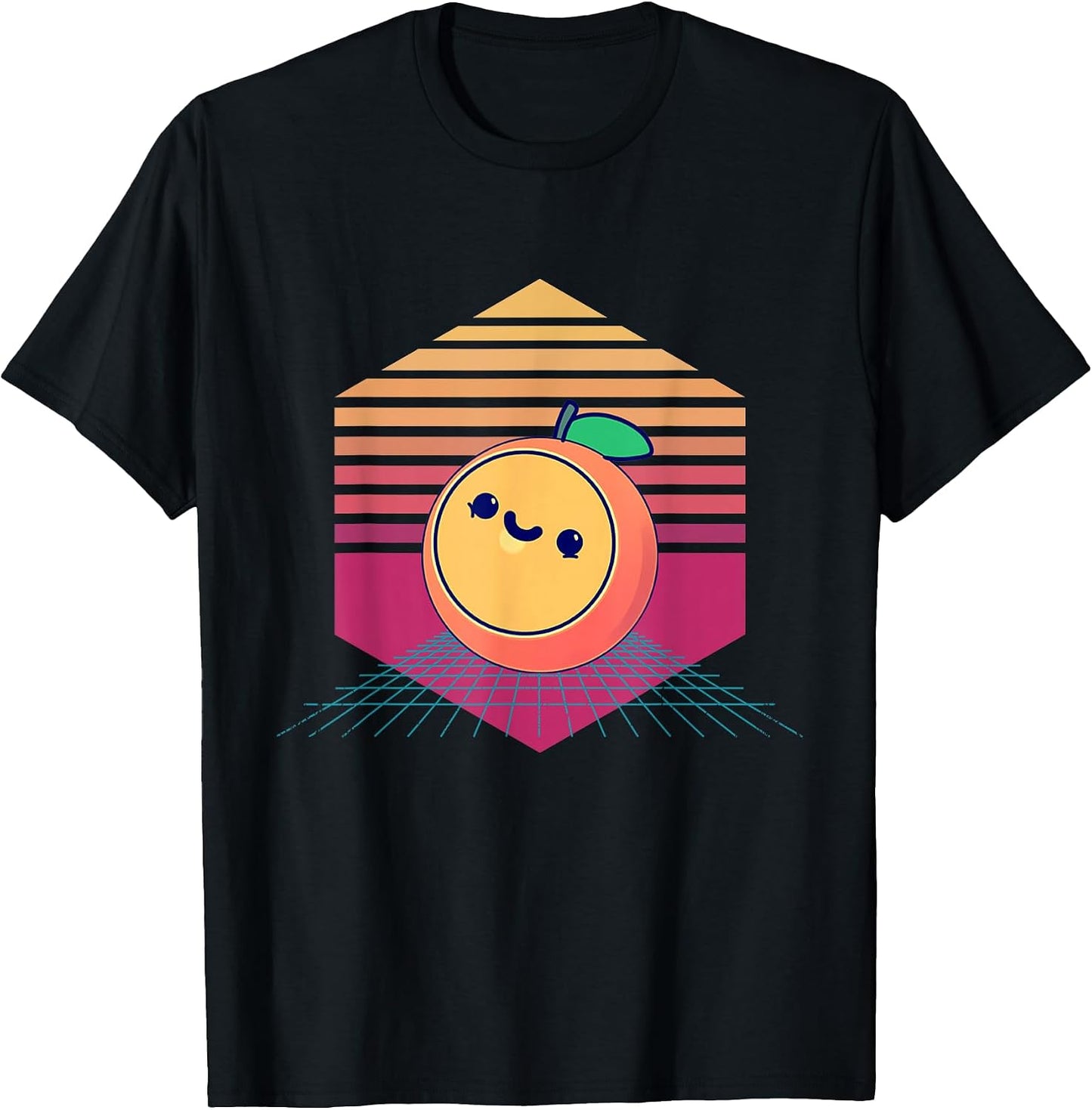 Kawaii Orange Vintage - Adult & Kids T-Shirts, Sweatshirts & Hoodies apparel design preview 1