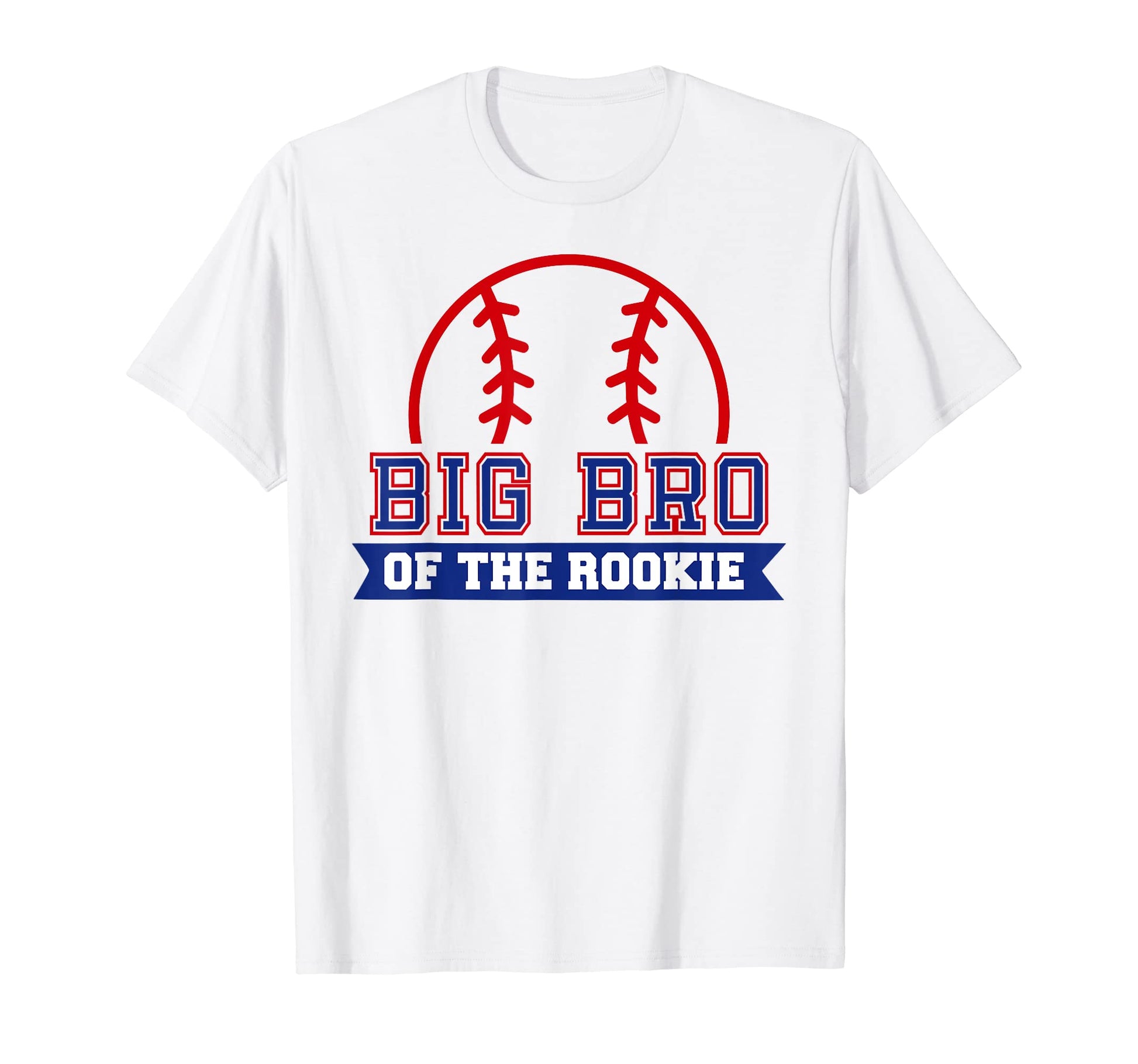 Big Bro Rookie 1St Birthday Baseball T-Shirt - Aesthetic Graphic Unisex - T-Shirt, Sweatshirt, Hoodie
