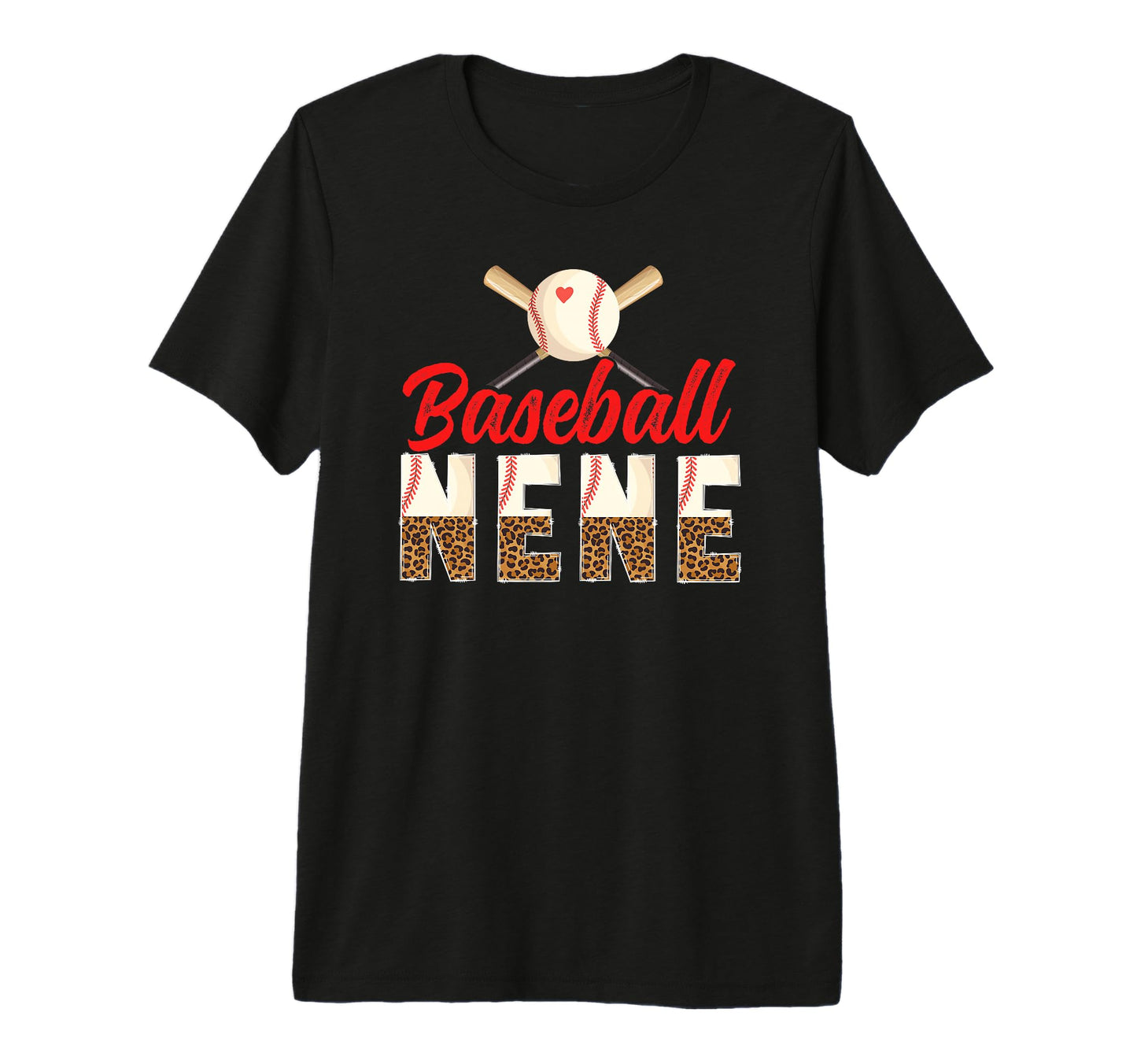 Baseball Nene Leopard Nene Baseball Player T-Shirt - Trendy Graphic Unisex - T-Shirt, Sweatshirt, Hoodie