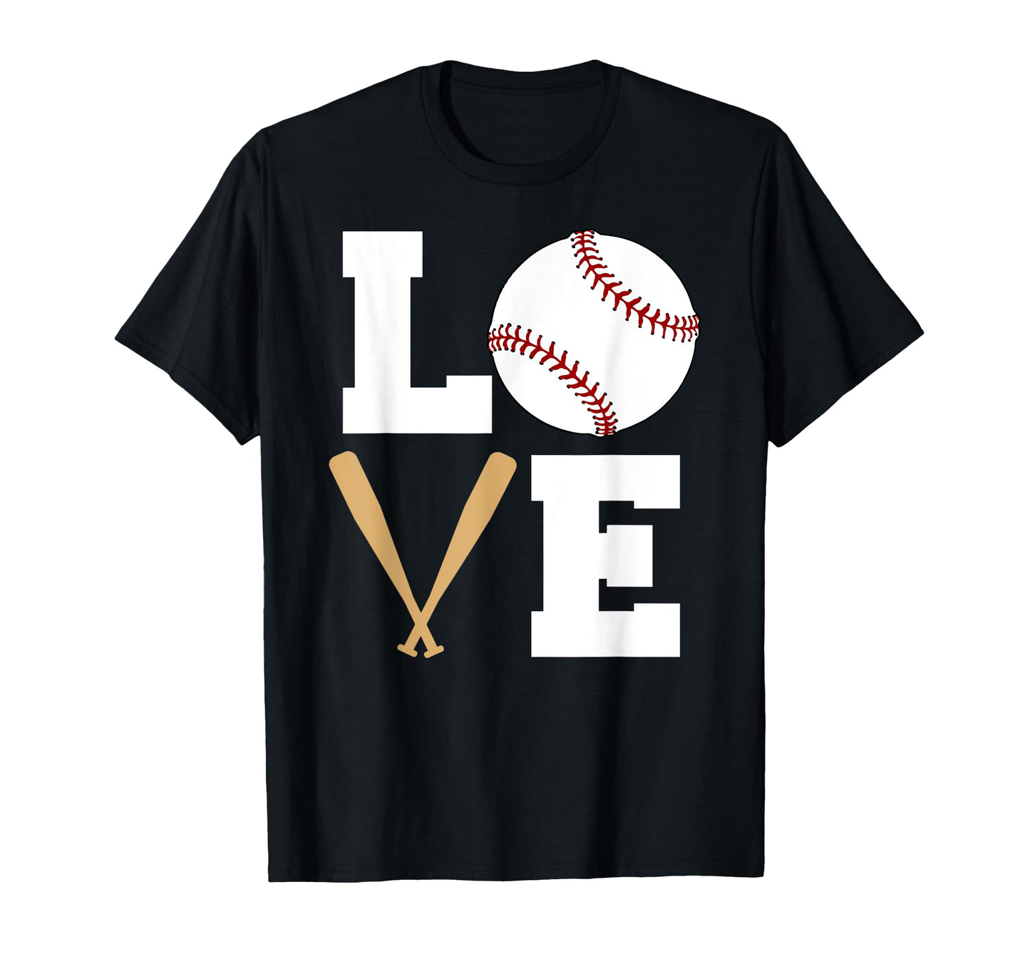 Love Baseball Bat Ball T-Shirt - Trendy Graphic Unisex - T-Shirt, Sweatshirt, Hoodie