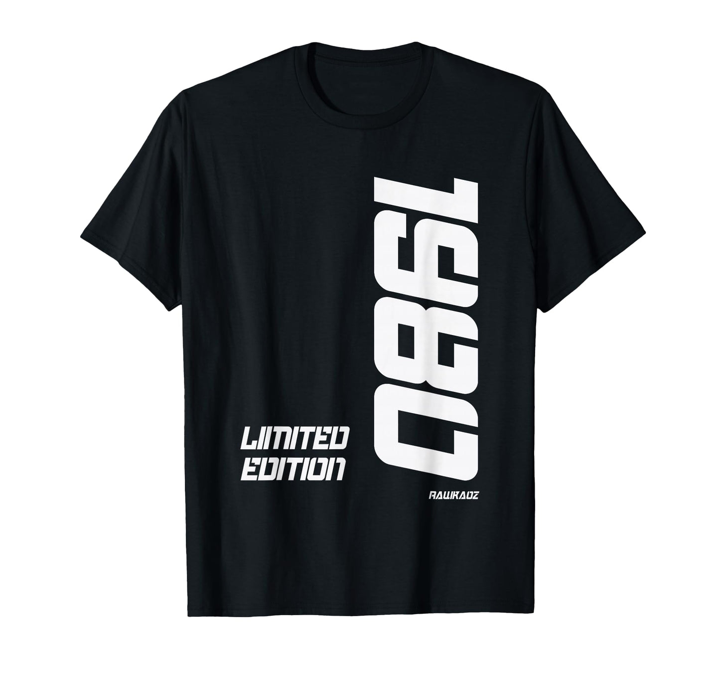 1980 Bold Typography T-Shirt - Trendy Graphic Unisex - T-Shirt, Sweatshirt, Hoodie