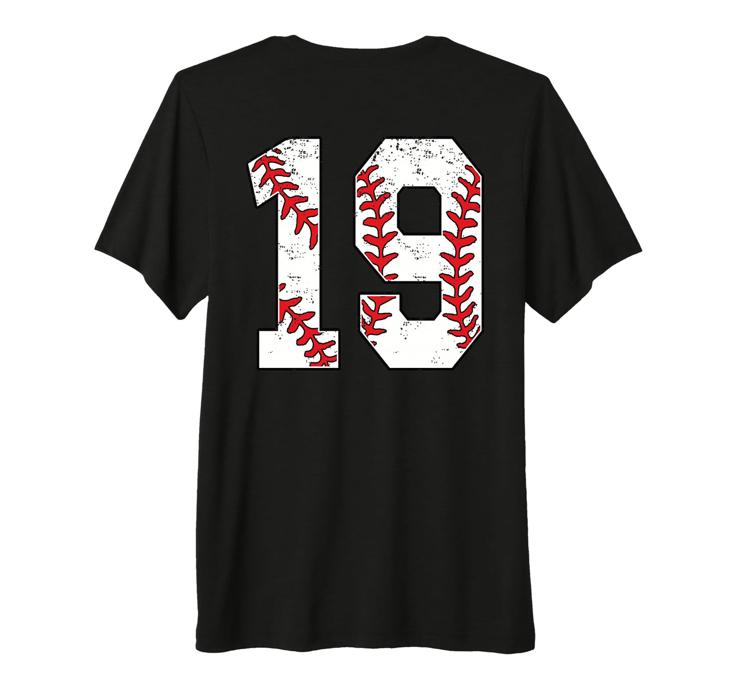 Number 19 Baseball Jersey Number 19 T-Shirt - Aesthetic Graphic for Adults - T-Shirt, Sweatshirt, Hoodie