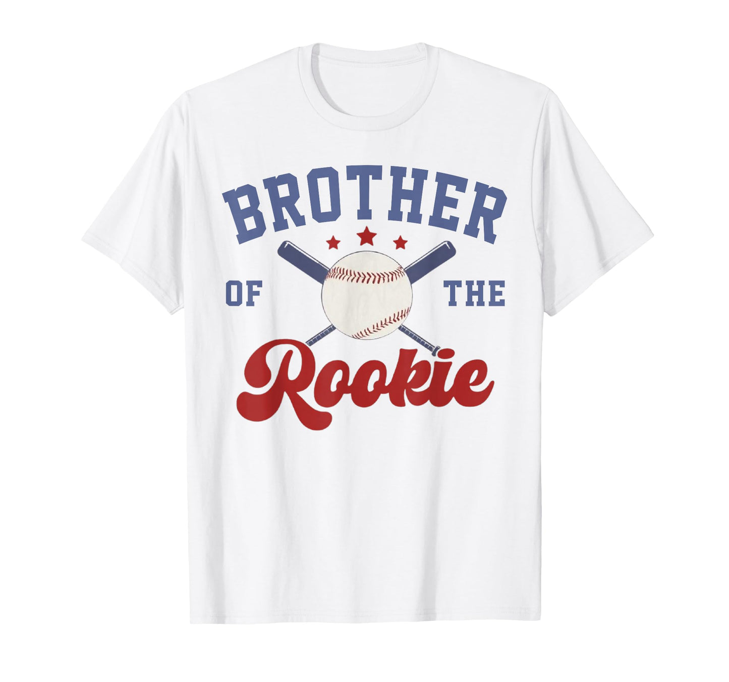Brother Rookie 1St Birthday Baseball T-Shirt - Novelty Apparel for Adults - T-Shirt, Sweatshirt, Hoodie