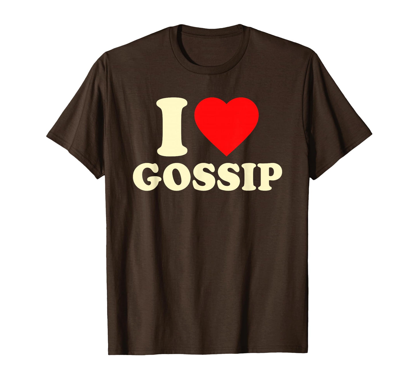 I Love Gossip I Heart Gossip Y2K T-Shirt - Novelty Apparel for Adults - T-Shirt, Sweatshirt, Hoodie