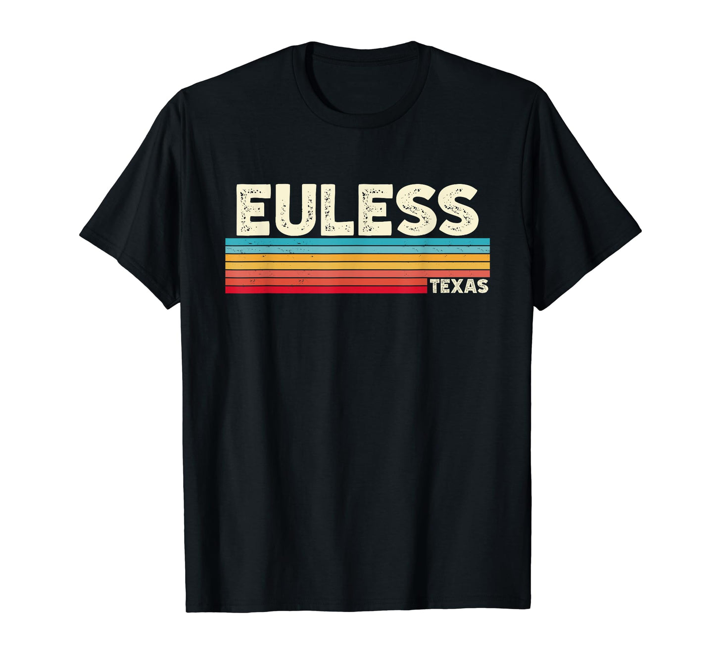Native Euless Texas Tx Stripes State T-Shirt - Minimalist Print for Adults - T-Shirt, Sweatshirt, Hoodie