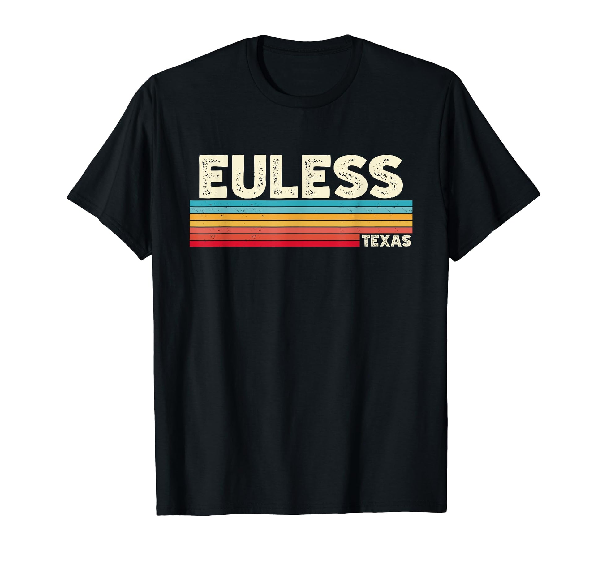 Native Euless Texas Tx Stripes State T-Shirt - Minimalist Print for Adults - T-Shirt, Sweatshirt, Hoodie