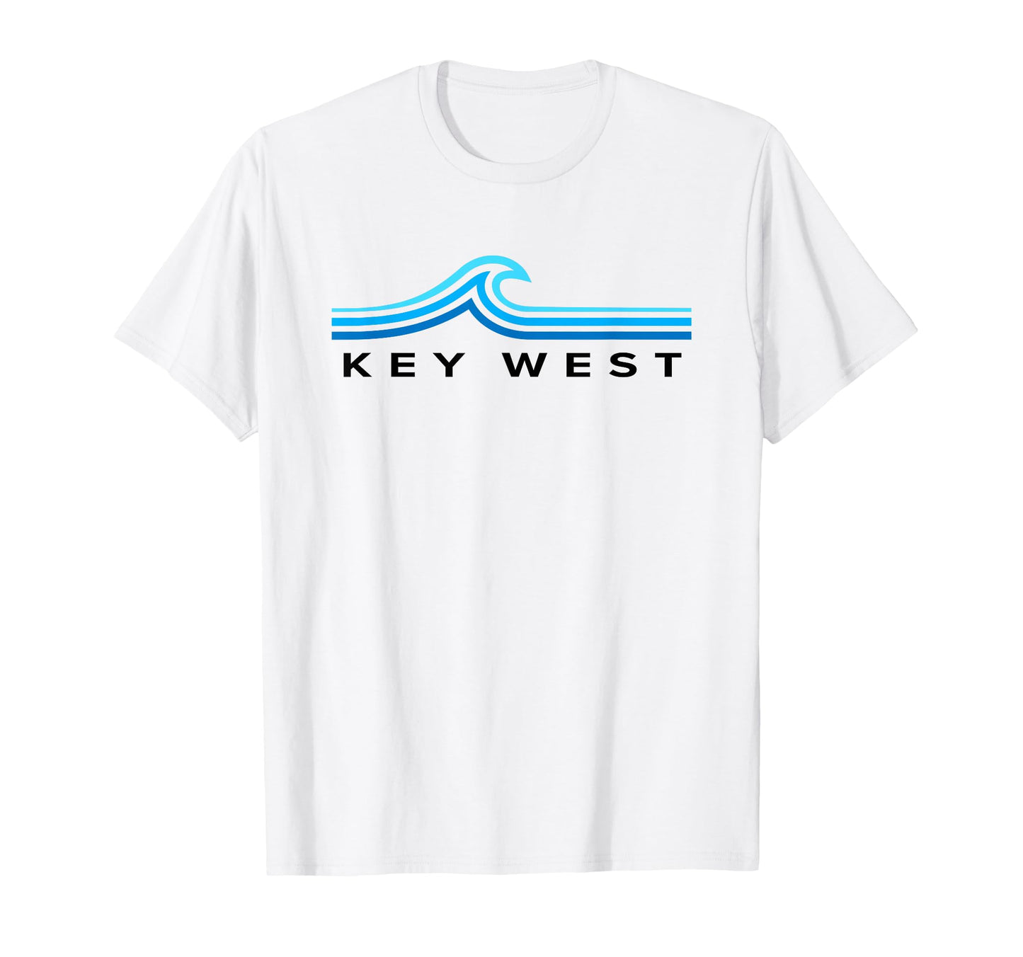 Key West Florida Keys Waves Mens Womens T-Shirt - Unique Graphic Unisex - T-Shirt, Sweatshirt, Hoodie