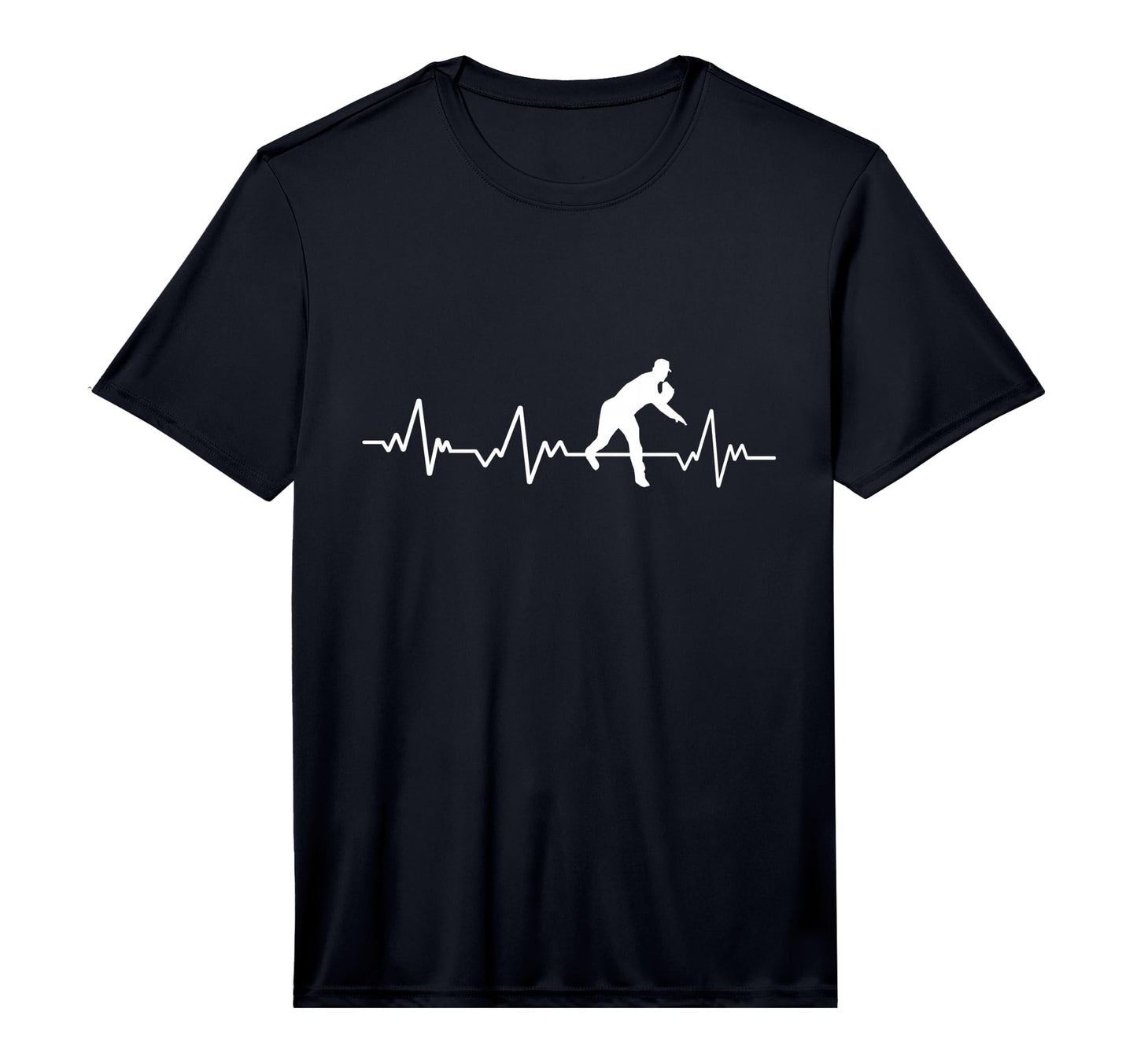 Pitcher Heartbeat Baseball Performance T-Shirt - Novelty Apparel Unisex - T-Shirt, Sweatshirt, Hoodie