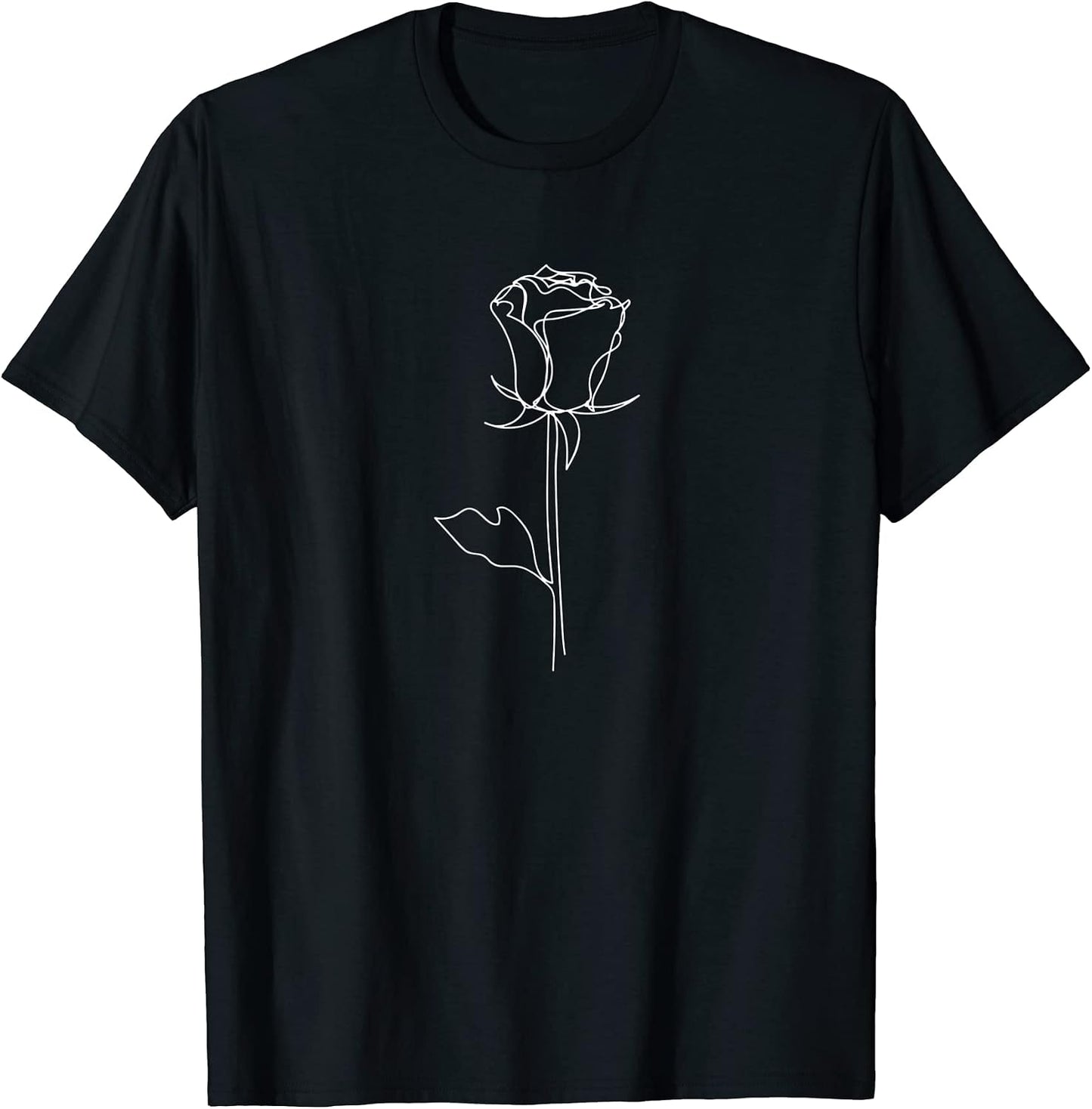 Aesthetic rose floral minimalist - Adult & Kids T-Shirts, Sweatshirts & Hoodies apparel design preview 1