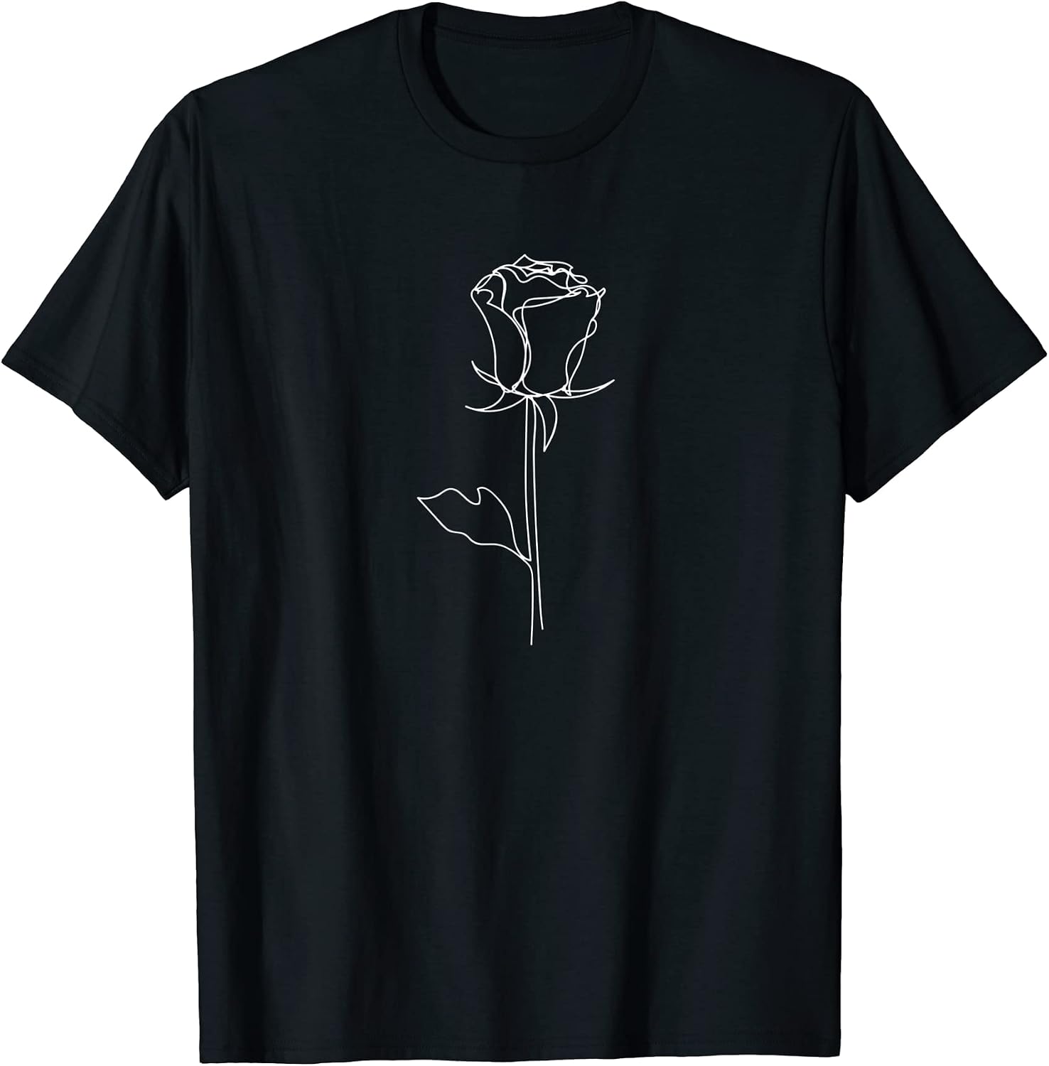 Aesthetic rose floral minimalist - Adult & Kids T-Shirts, Sweatshirts & Hoodies apparel design preview 1