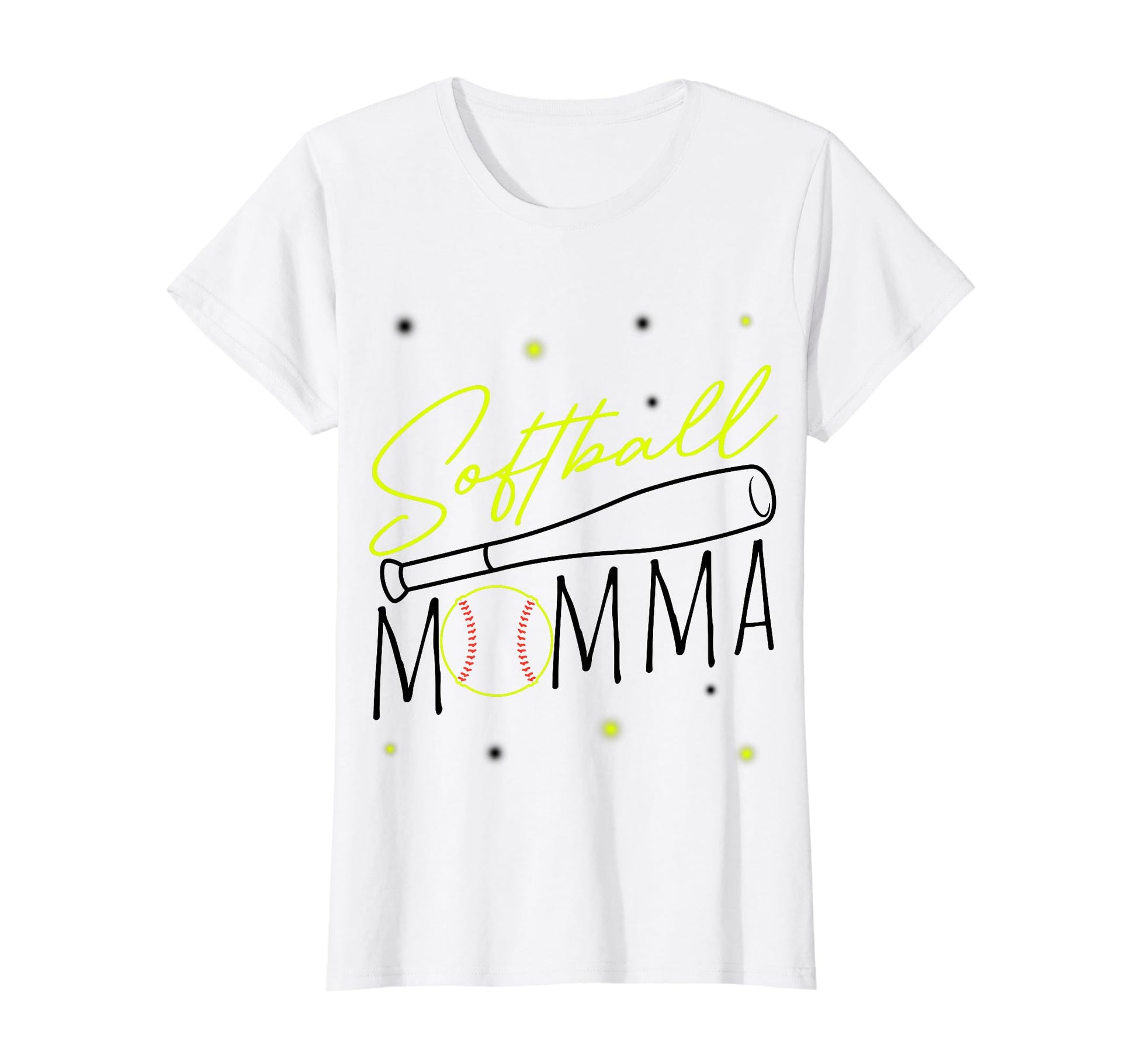 Softball Mom Sport Athlete Family T-Shirt - Custom Art Print Unisex - T-Shirt, Sweatshirt, Hoodie