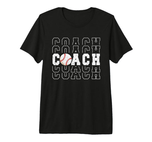 Baseball Coach Team Manager Sport T-Shirt - Custom Art Print Unisex - T-Shirt, Sweatshirt, Hoodie