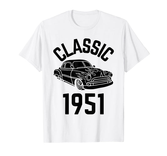 1951 Car T-Shirt - Aesthetic Graphic for Adults - T-Shirt, Sweatshirt, Hoodie