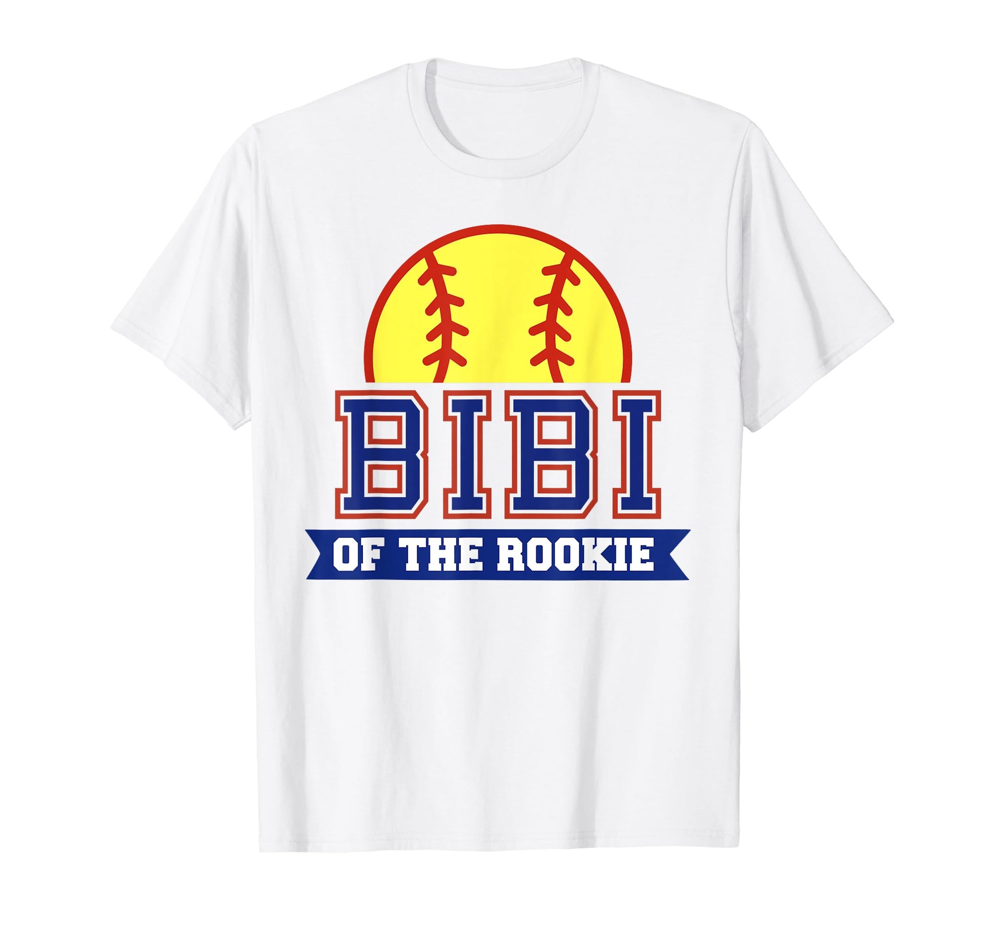Bibi Rookie 1St Birthday Softball T-Shirt - Custom Art Print Men Women - T-Shirt, Sweatshirt, Hoodie