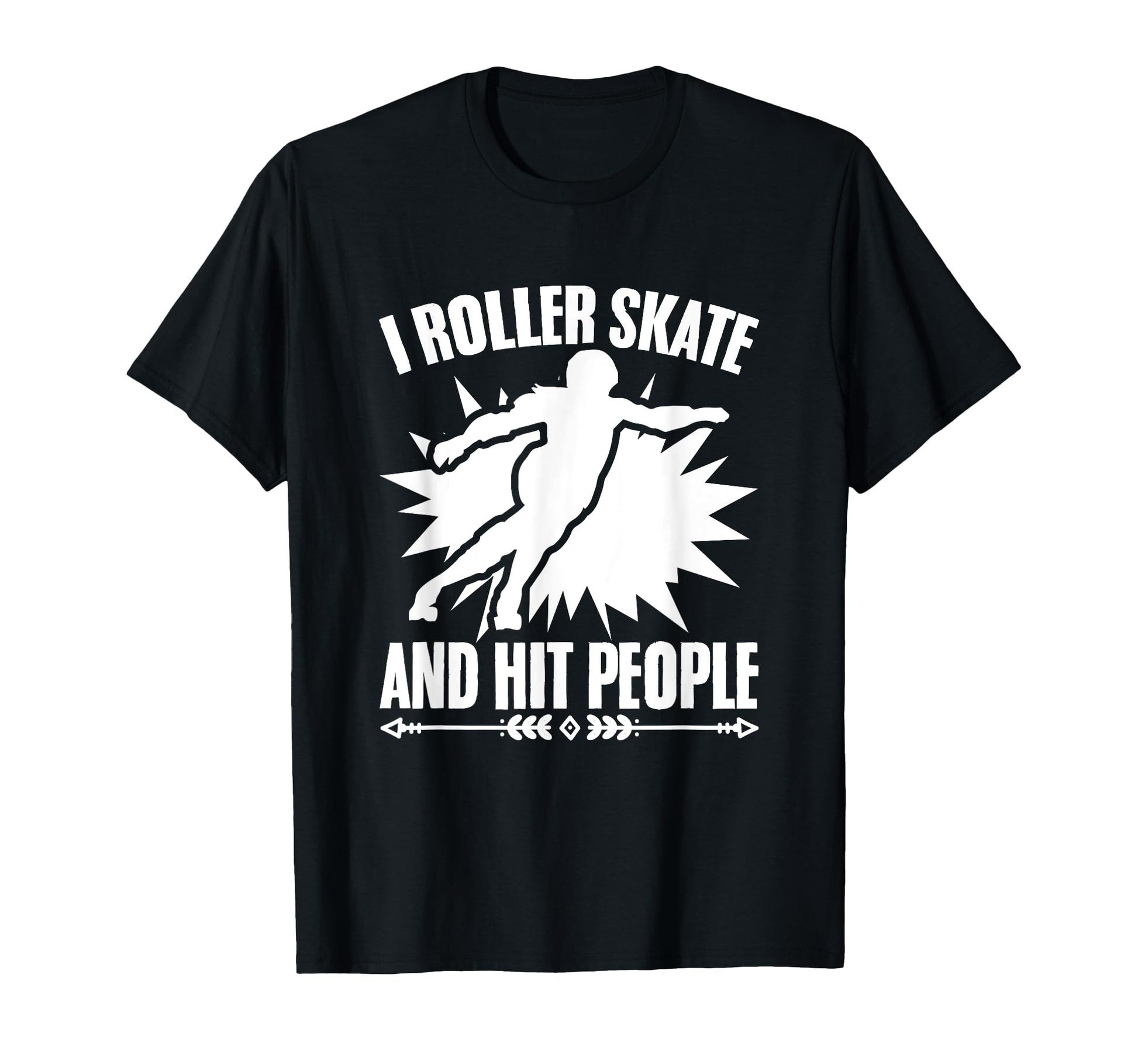 Roller Skate Roller Derby Skater T-Shirt - Casual Everyday Wear for Adults - T-Shirt, Sweatshirt, Hoodie