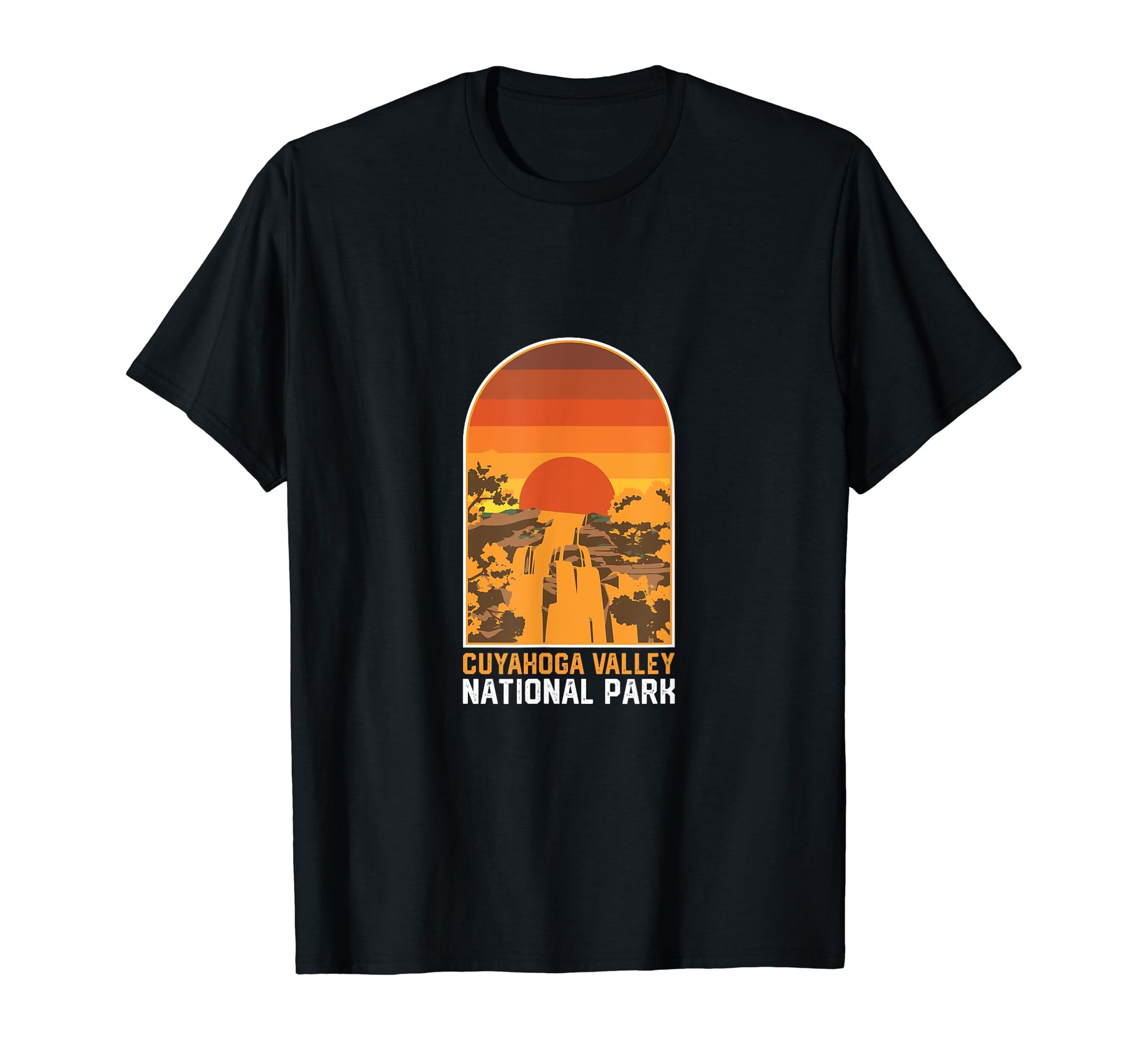 Cuyahoga Valley National Park Sunset T-Shirt - Unique Graphic for Adults - T-Shirt, Sweatshirt, Hoodie