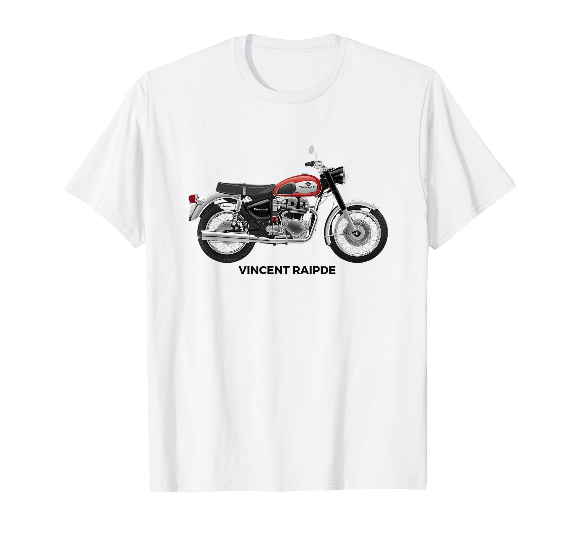 Vincent Motorbikes Rapide T-Shirt - Fun Novelty Design for Adults - T-Shirt, Sweatshirt, Hoodie