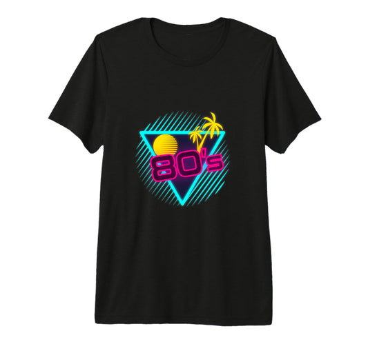 80S Synthwave Sunset Aesthetic Vibes Tri T-Shirt - Streetwear Style Unisex - T-Shirt, Sweatshirt, Hoodie
