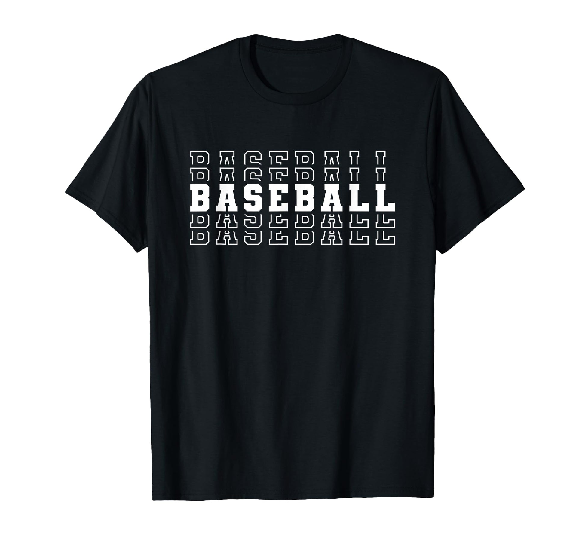 Baseball Stacked Big League T-Shirt - Novelty Apparel Men Women - T-Shirt, Sweatshirt, Hoodie