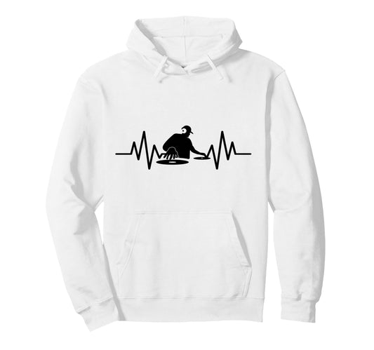 90S Music Disk Jockey Dj Vinyl Hoodie - Casual Everyday Wear for Adults - T-Shirt, Sweatshirt, Hoodie