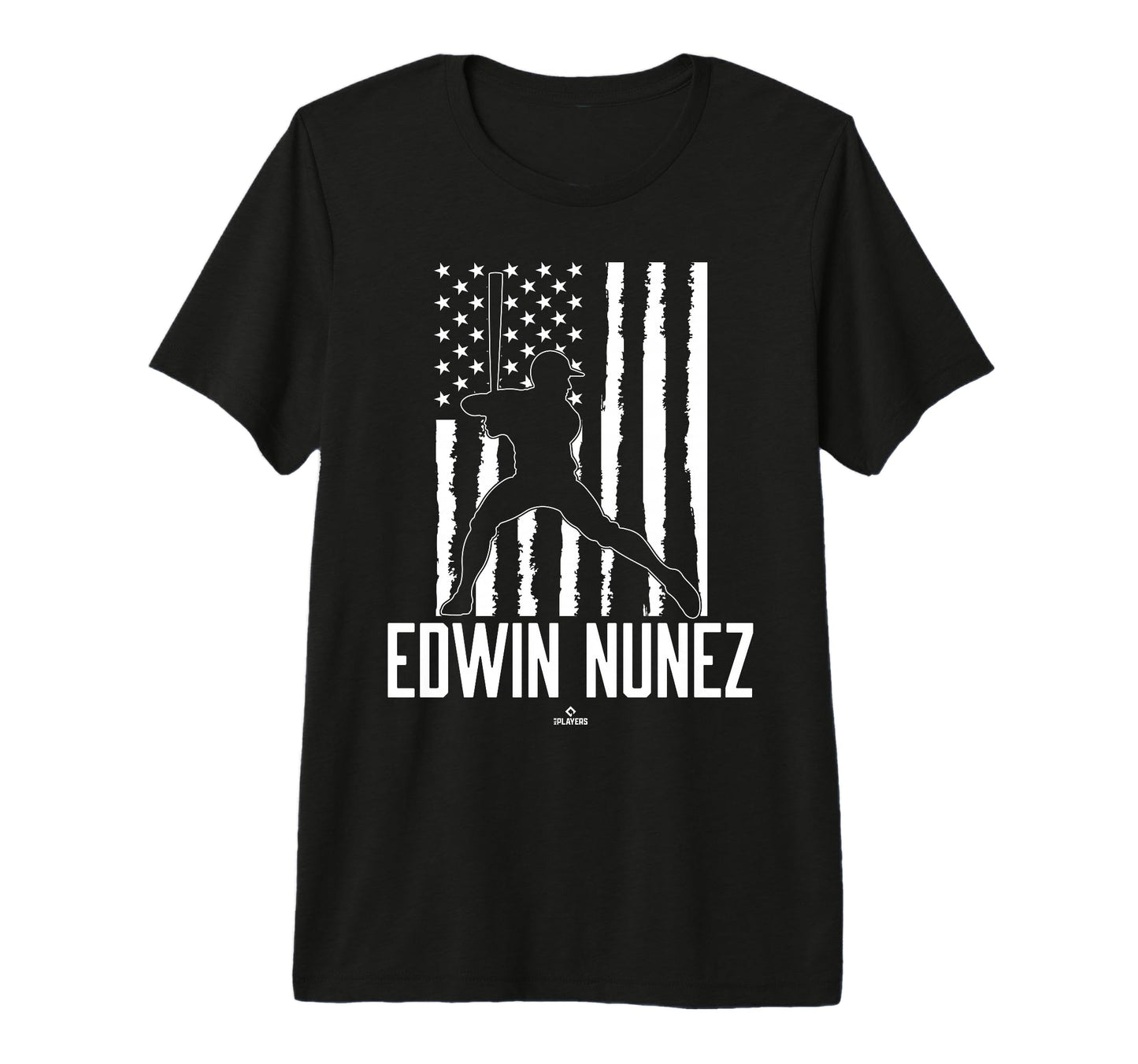 Distressed Flag Swing Edwin Nunez T-Shirt - Trendy Graphic for Adults - T-Shirt, Sweatshirt, Hoodie