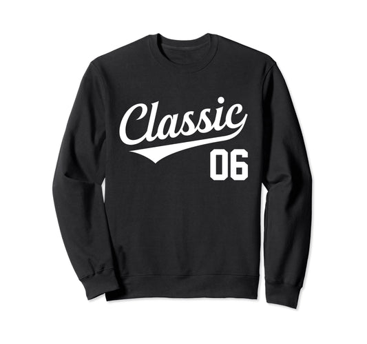 Baseball Jersey Birthday Age 06 Sweatshirt - Streetwear Style Unisex - T-Shirt, Sweatshirt, Hoodie