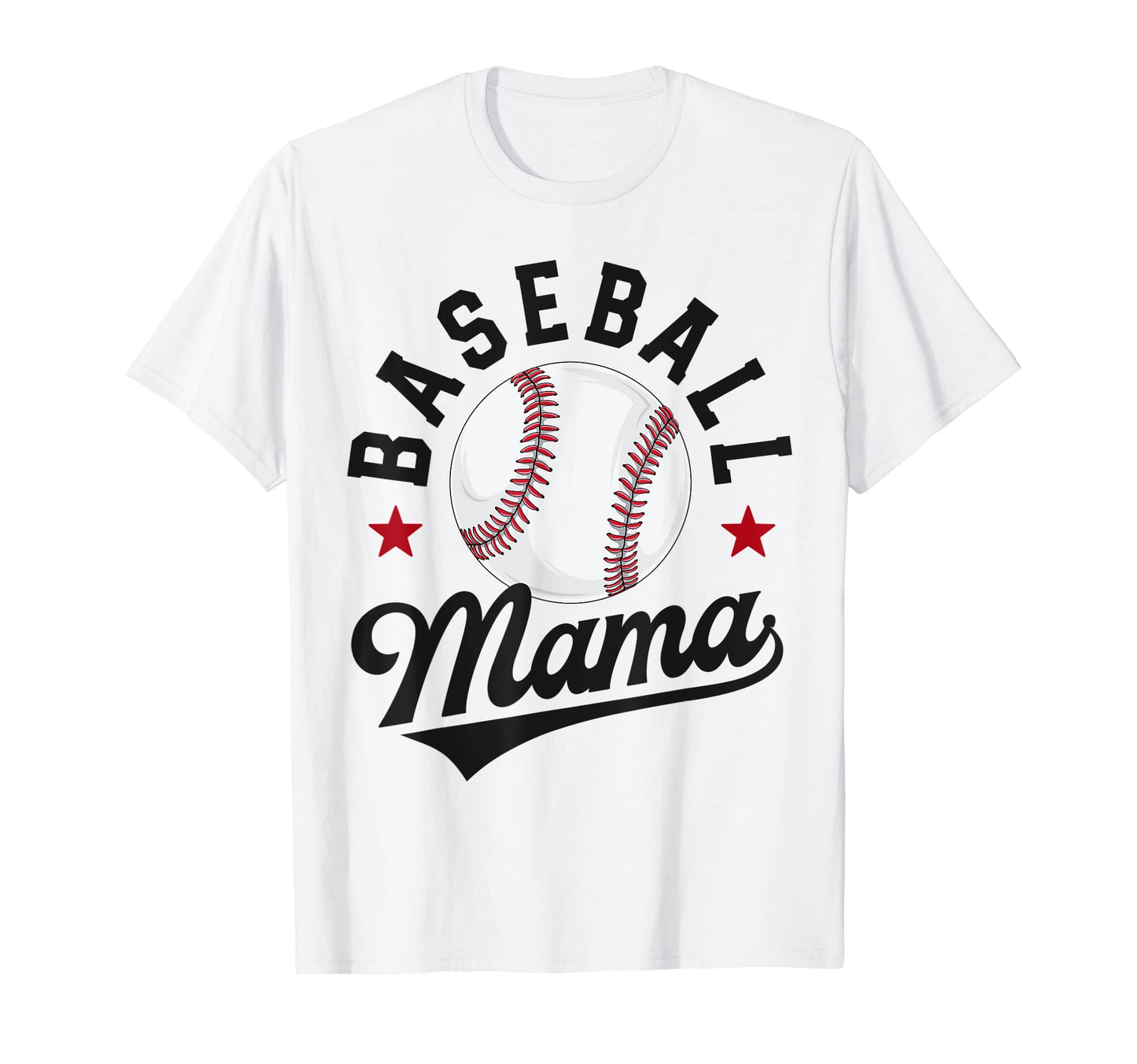 Baseball Mama Matching Family School T-Shirt - Custom Art Print for Adults - T-Shirt, Sweatshirt, Hoodie