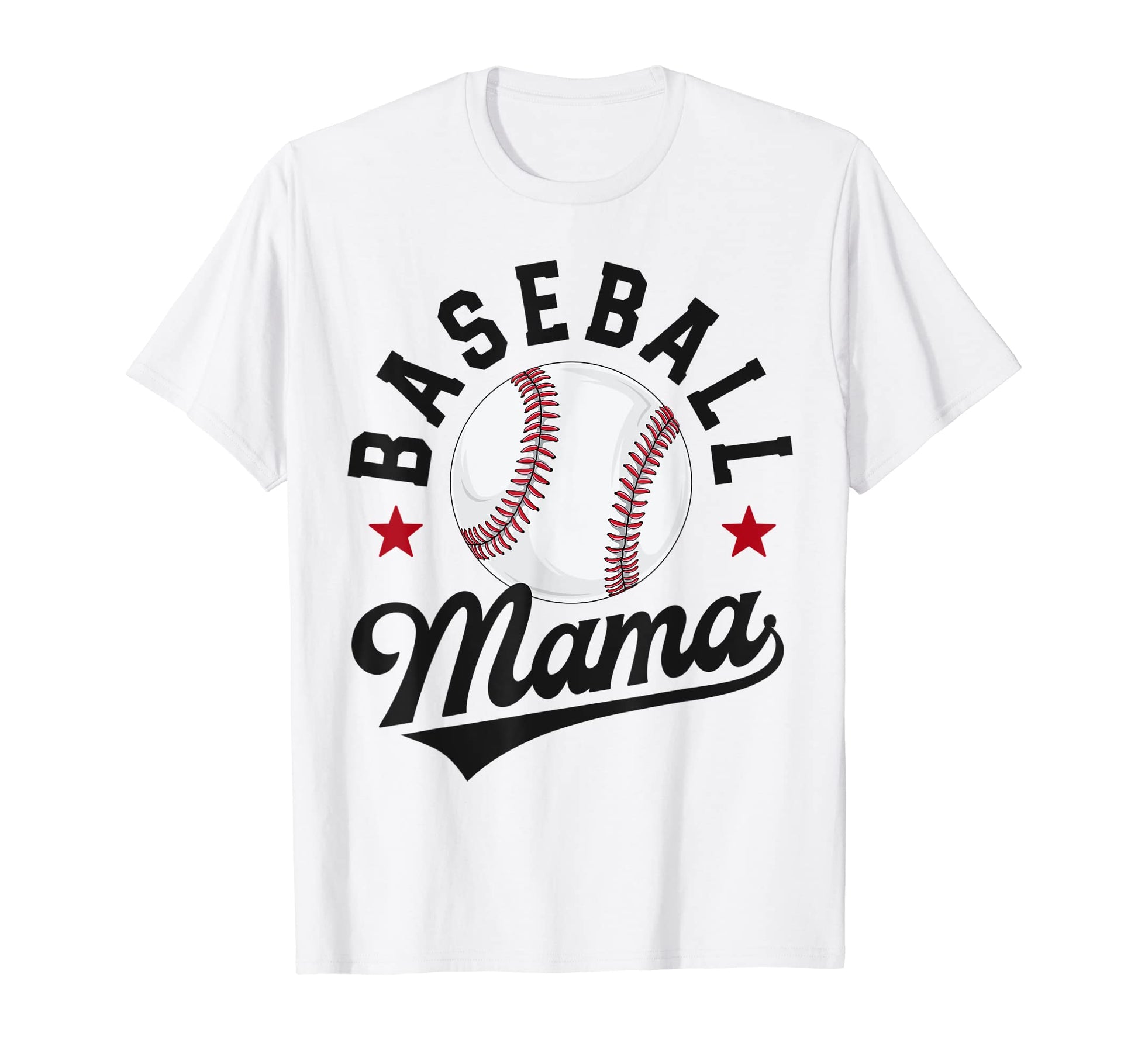 Baseball Mama Matching Family School T-Shirt - Custom Art Print for Adults - T-Shirt, Sweatshirt, Hoodie