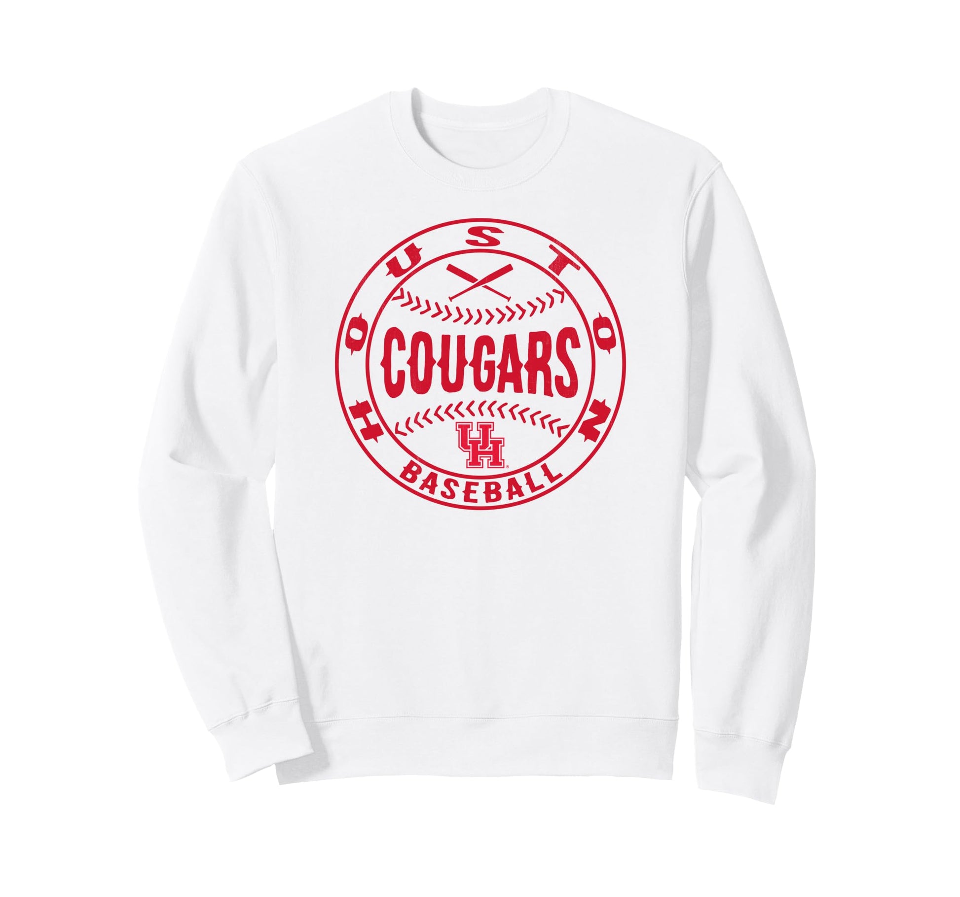 Houston Cougars Baseball Homerun Sweatshirt - Graphic Print Men Women - T-Shirt, Sweatshirt, Hoodie