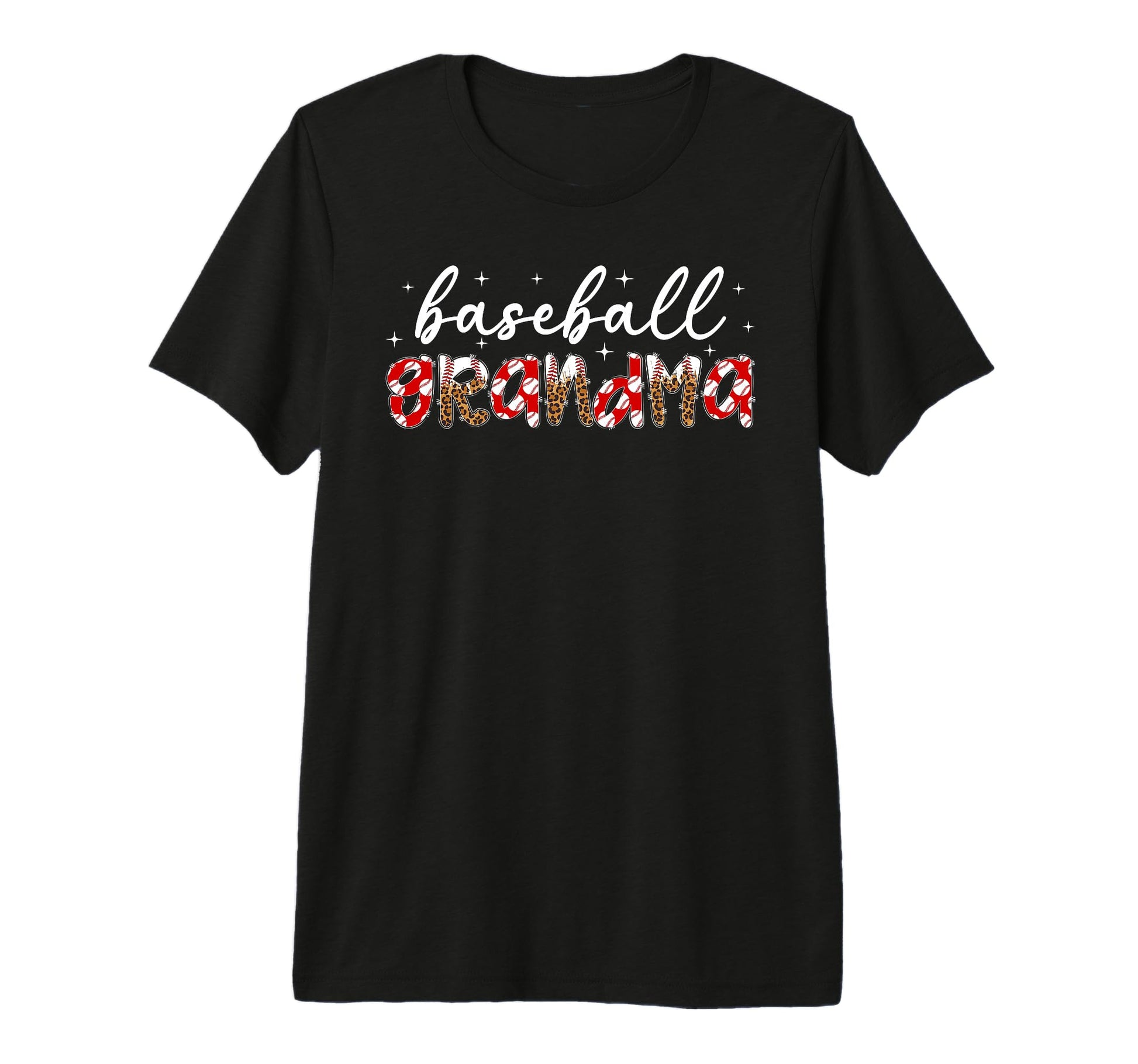 Baseball Grandma Leopard Grandma T-Shirt - Minimalist Print Men Women - T-Shirt, Sweatshirt, Hoodie