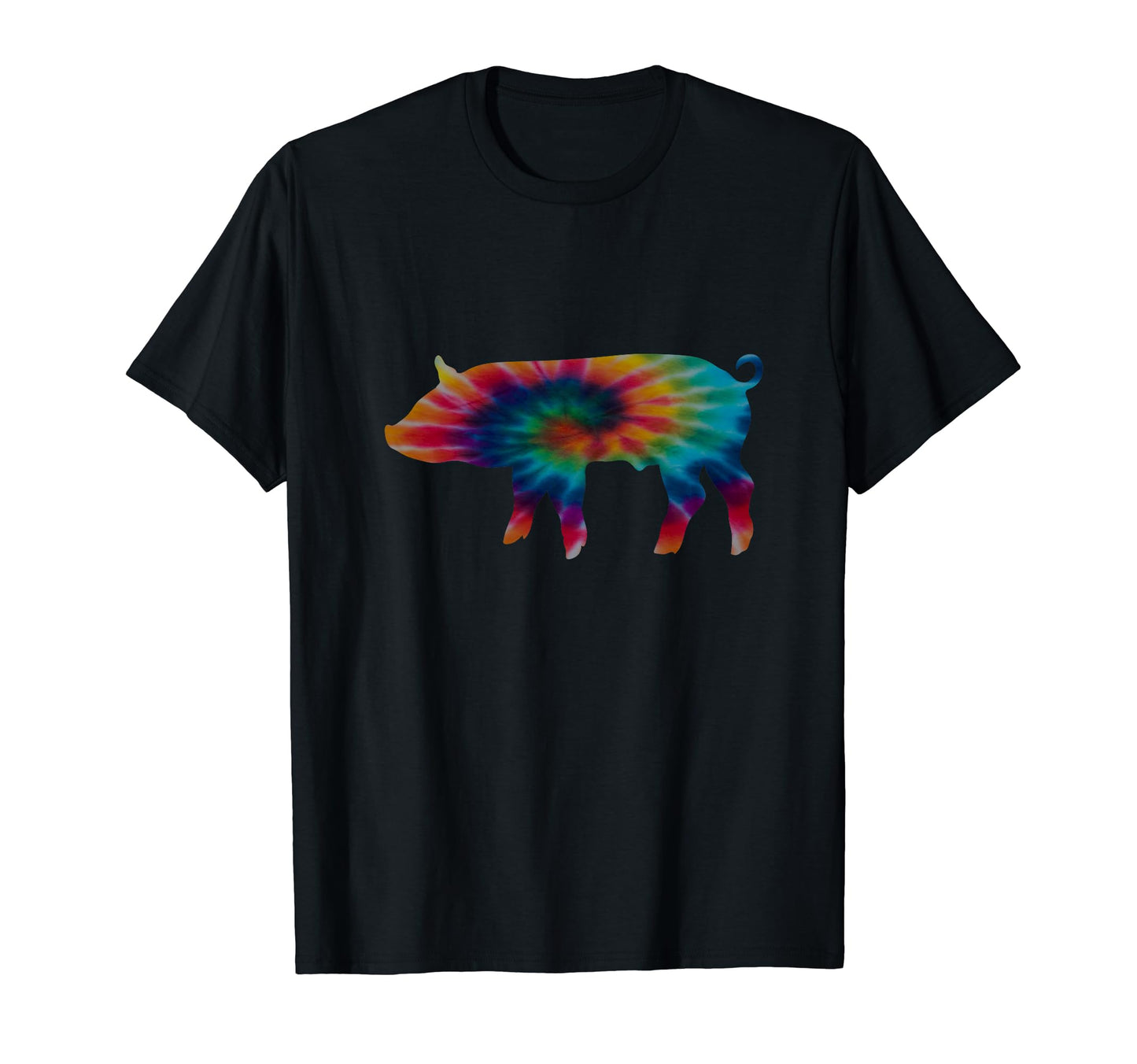Funny Pig Tie Dye Psychedelic Trippy Hippie T-Shirt - Graphic Print Unisex - T-Shirt, Sweatshirt, Hoodie