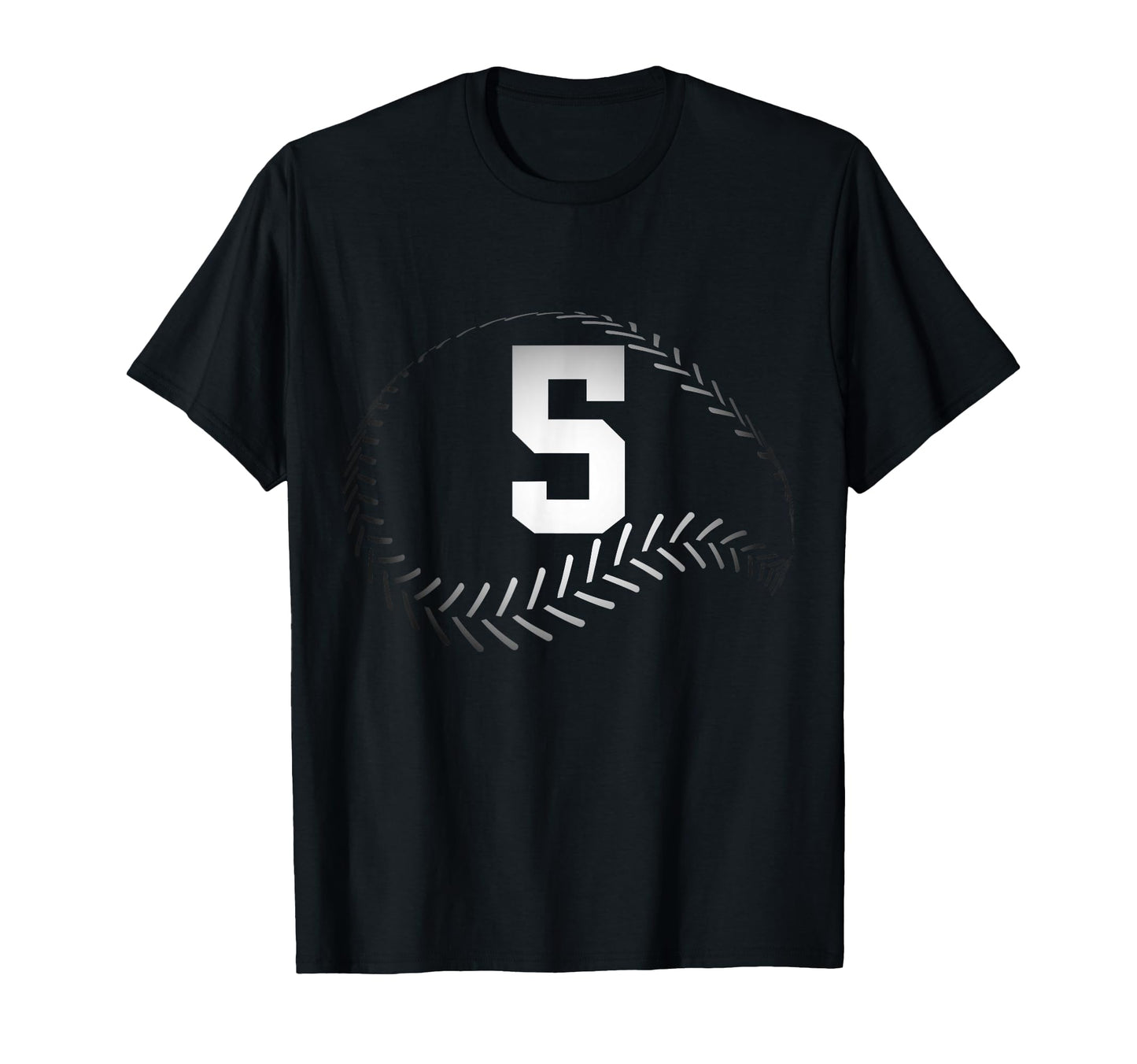 Number 5 Years Baseball 5Th T-Shirt - Casual Everyday Wear for Adults - T-Shirt, Sweatshirt, Hoodie